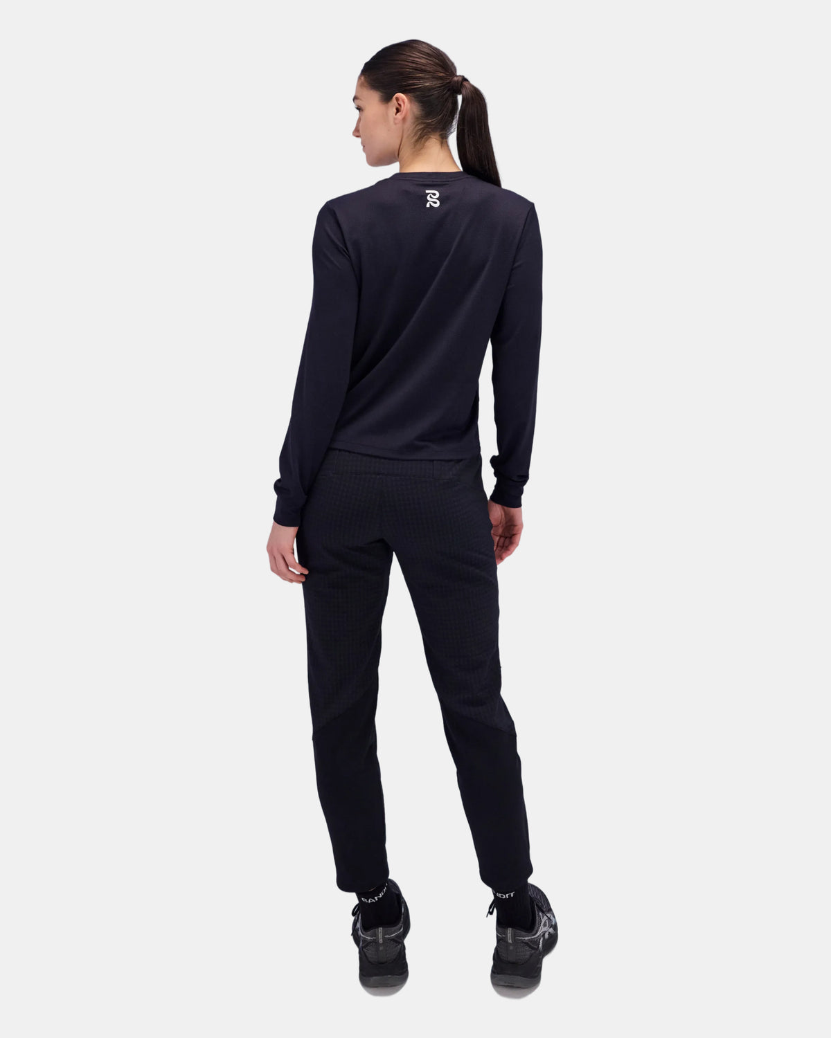 Women's Micromesh™ Long Sleeve Tee - Black