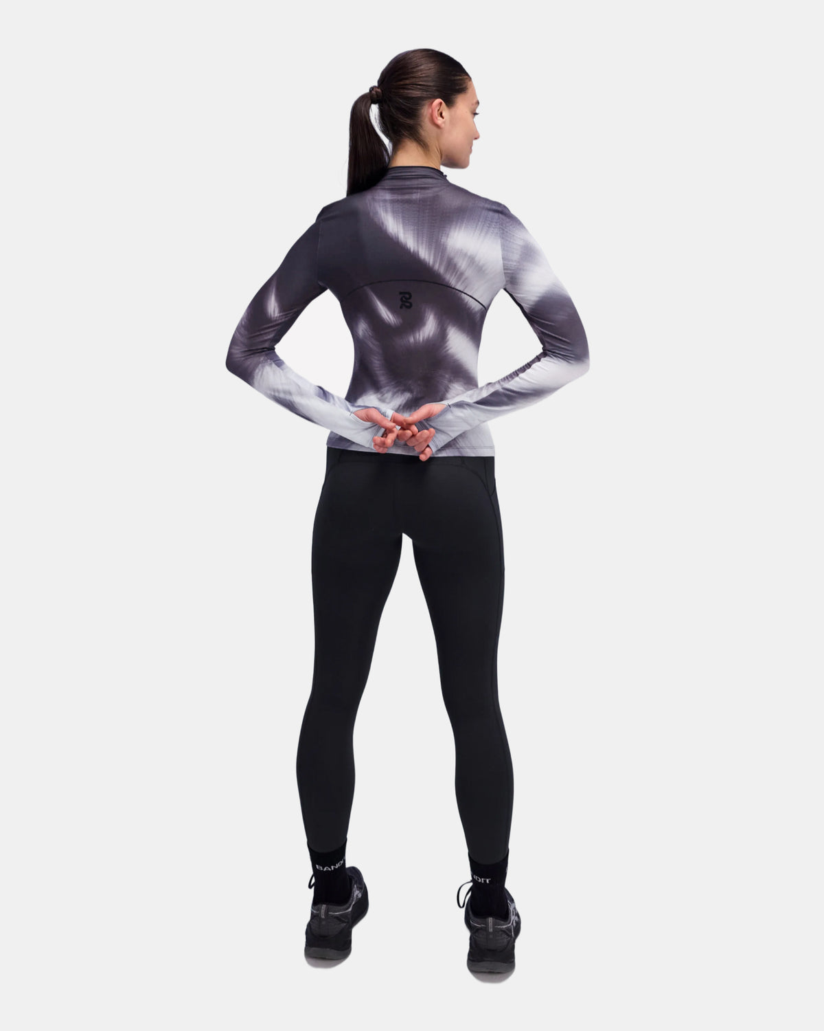 Women's AuraGrid™ Mockneck Performance Top - Haze Multi