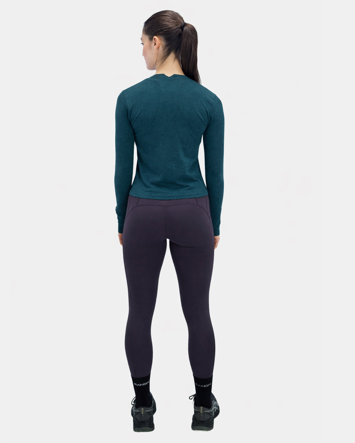 Women's Seamless Wool Blend Long Sleeve - Storm