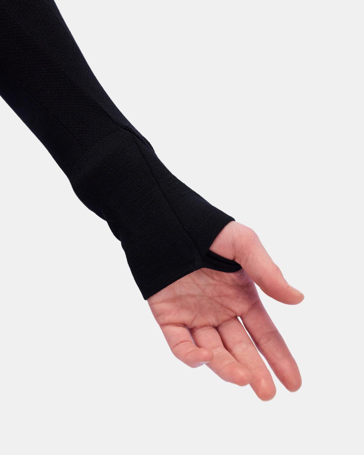 Women's Seamless Wool Blend Long Sleeve - Black