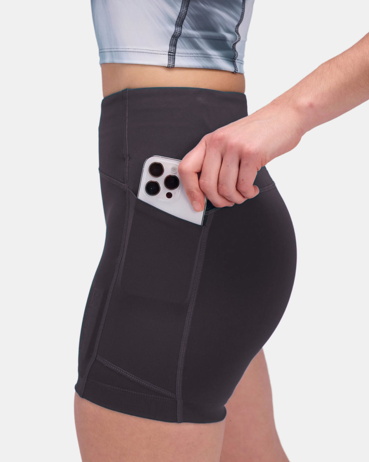 Stamina™ High Waist 5" Compression - Shadow