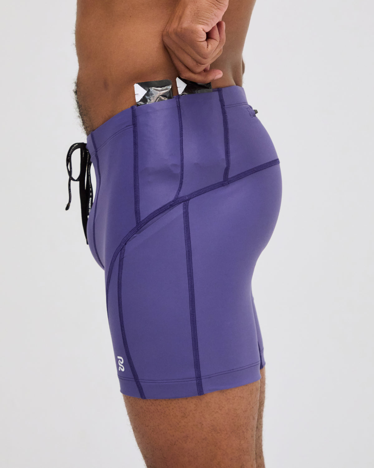 Superbeam™ 7 Pocket Quarter Tights - Purple Dusk
