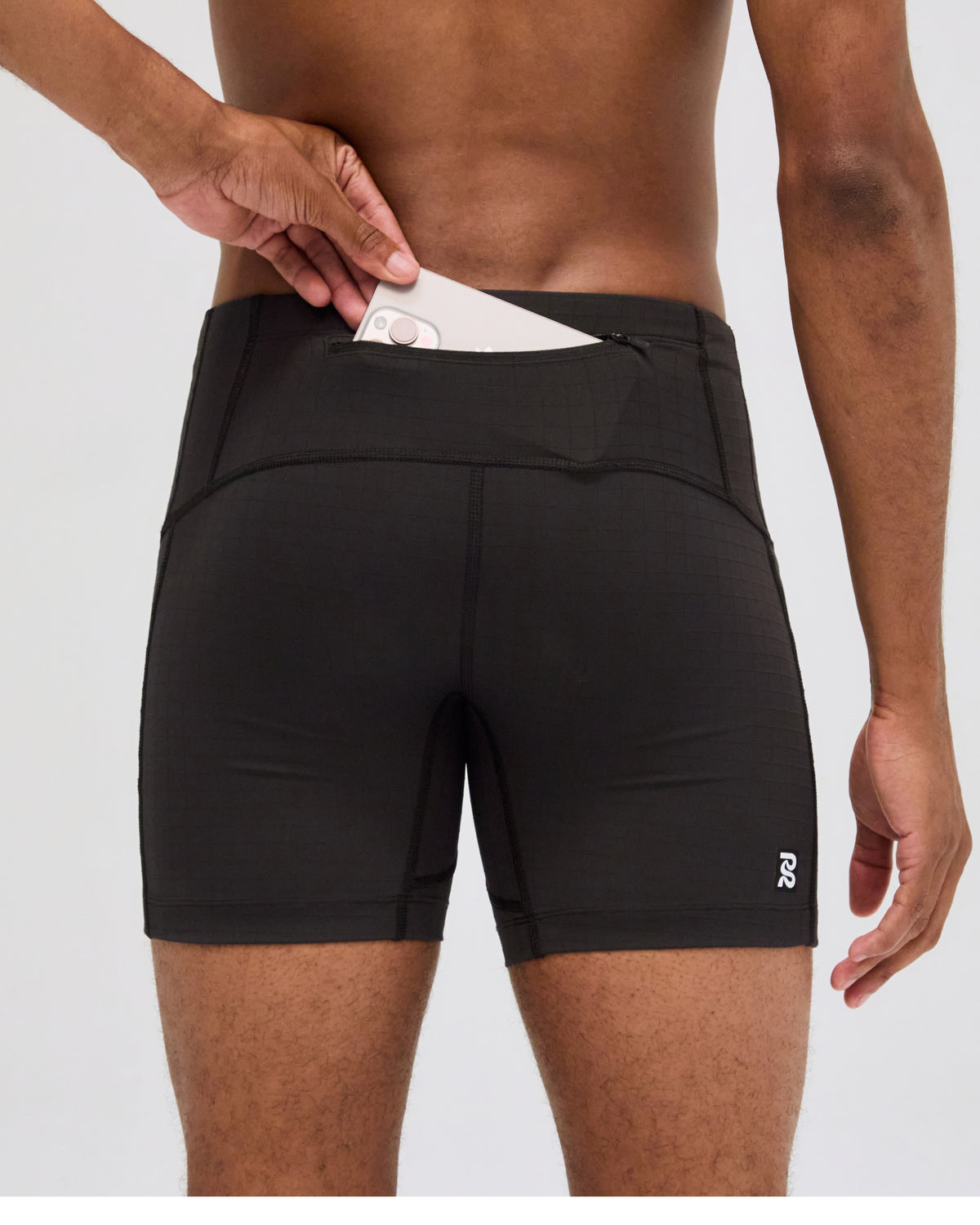 Gridlock™ 7 Pocket Quarter Tights - Black