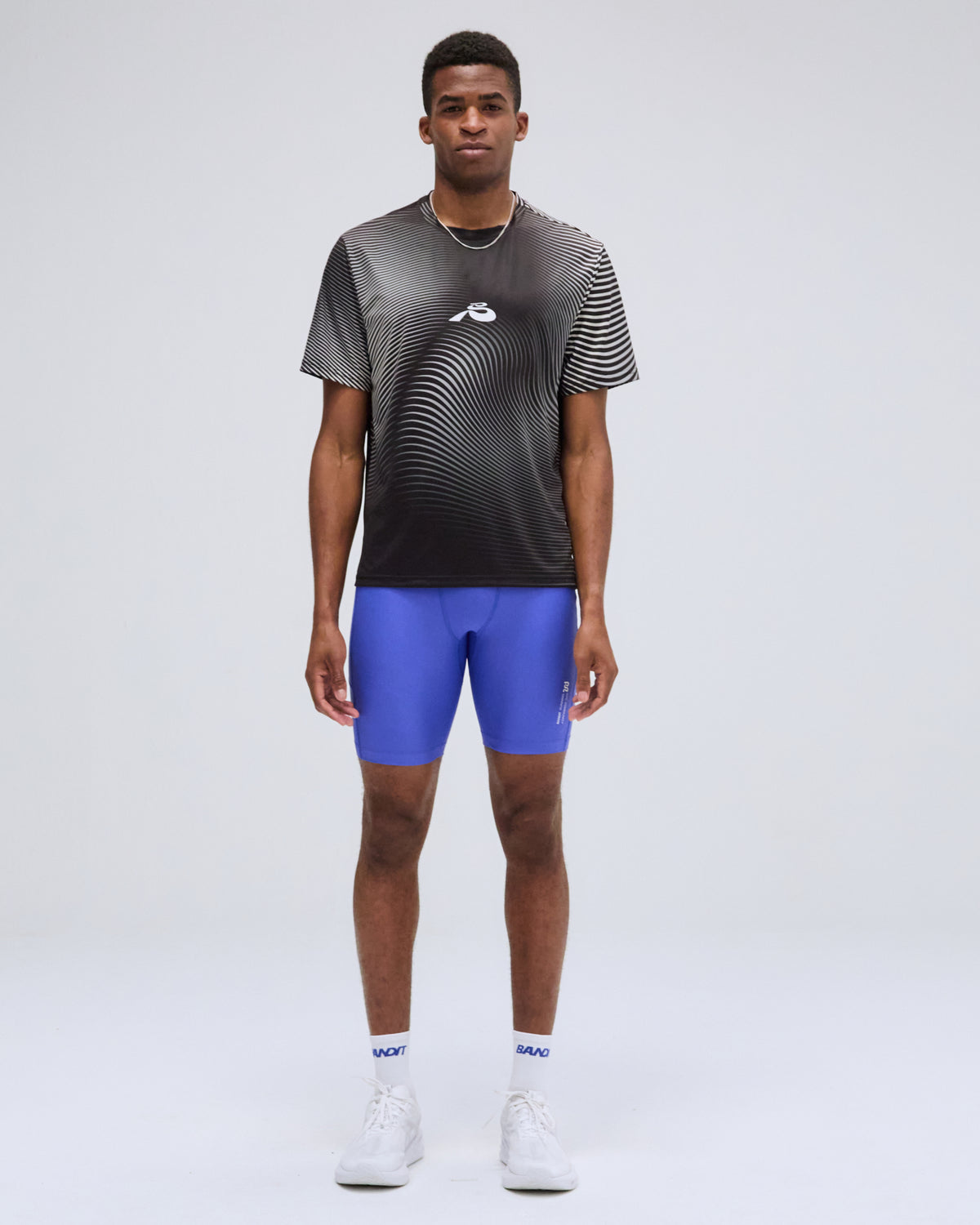 Drift™ Mirage Performance Tee - Black with Chalk Print