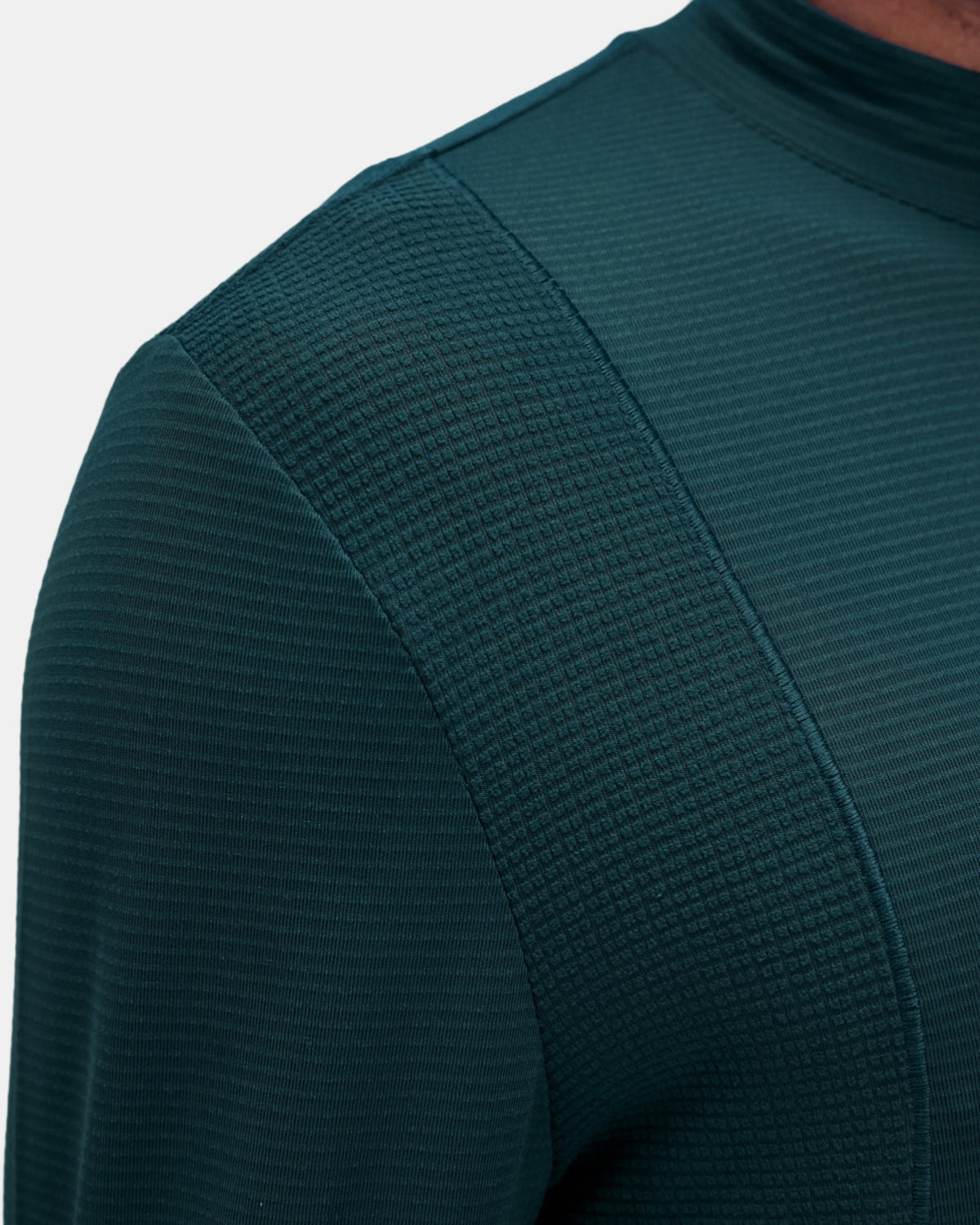 Men's AuraGrid™ Mockneck Long Sleeve - Storm