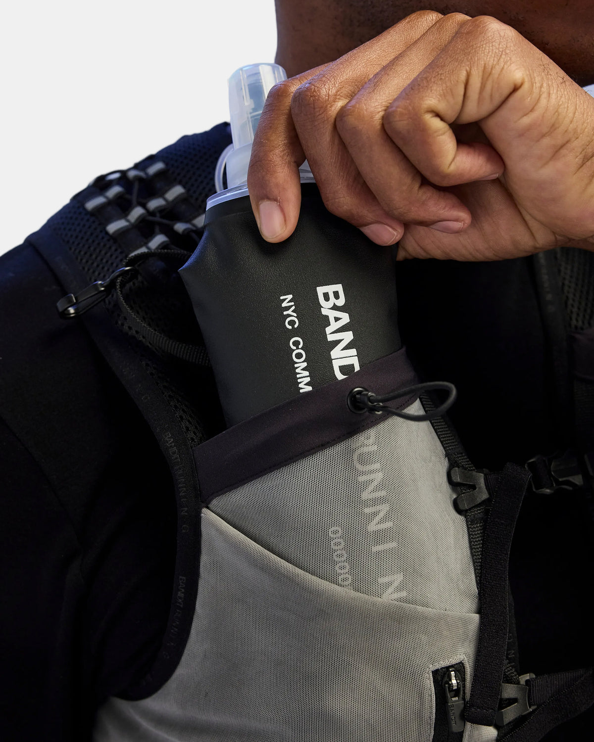 The Run Commute Vest, Unisex - Black