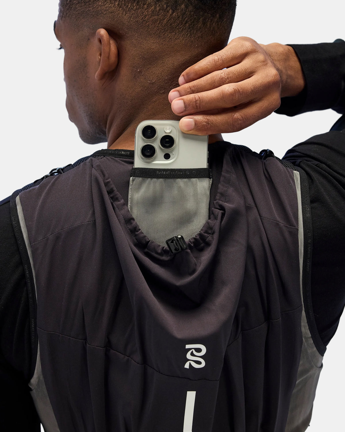 The Run Commute Vest, Unisex - Black
