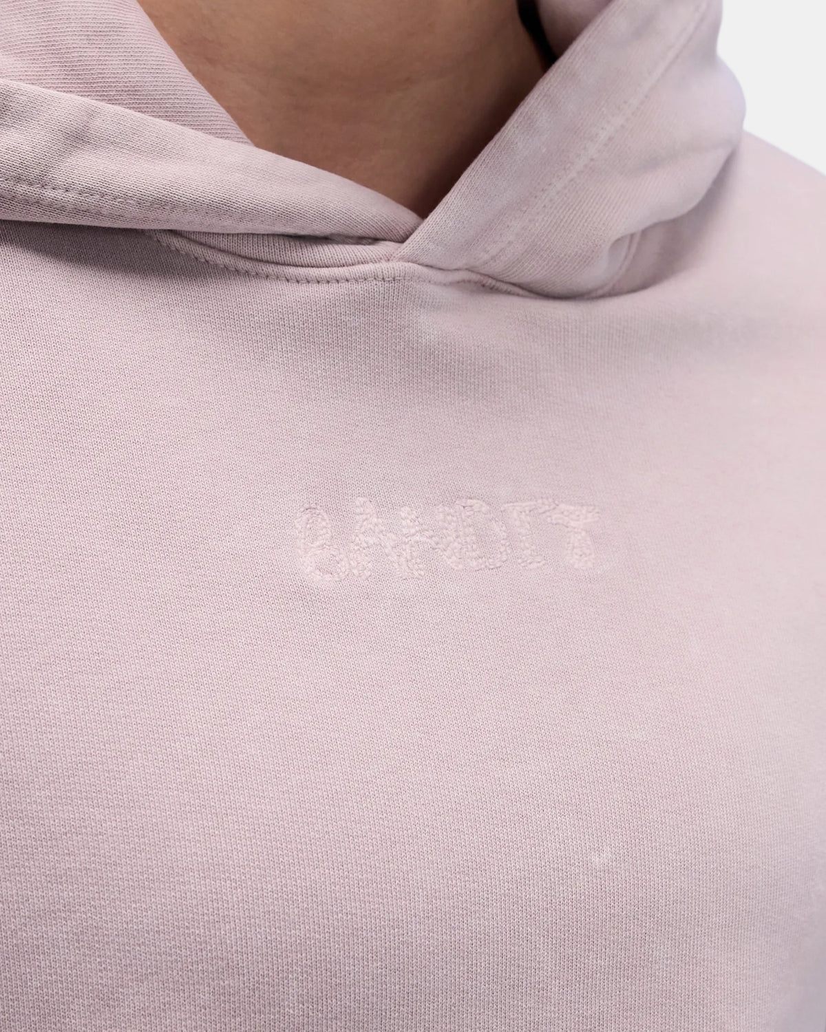 Women's Stitch Logo Cropped Hoodie - Ash