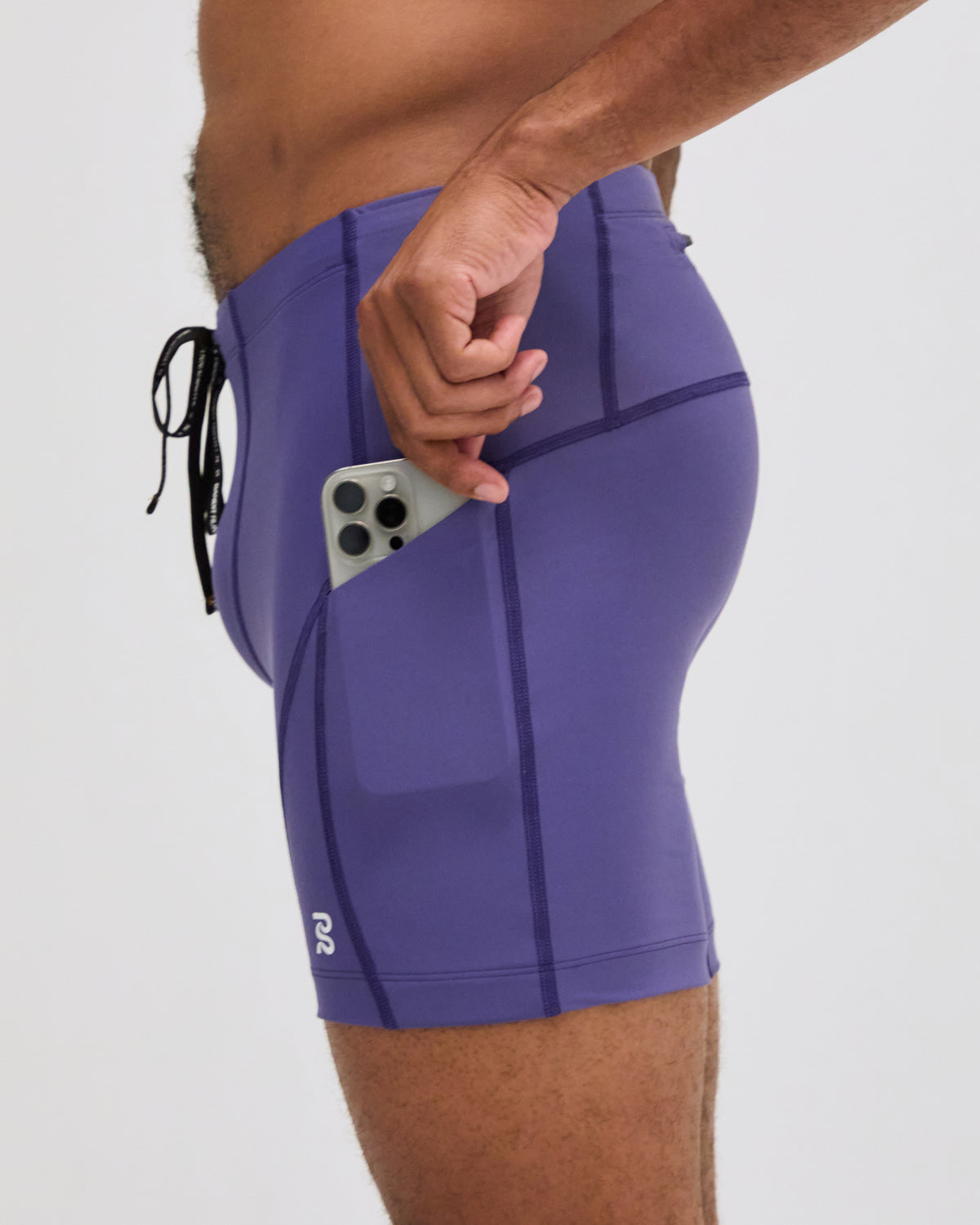 Superbeam™ 7 Pocket Quarter Tights - Purple Dusk