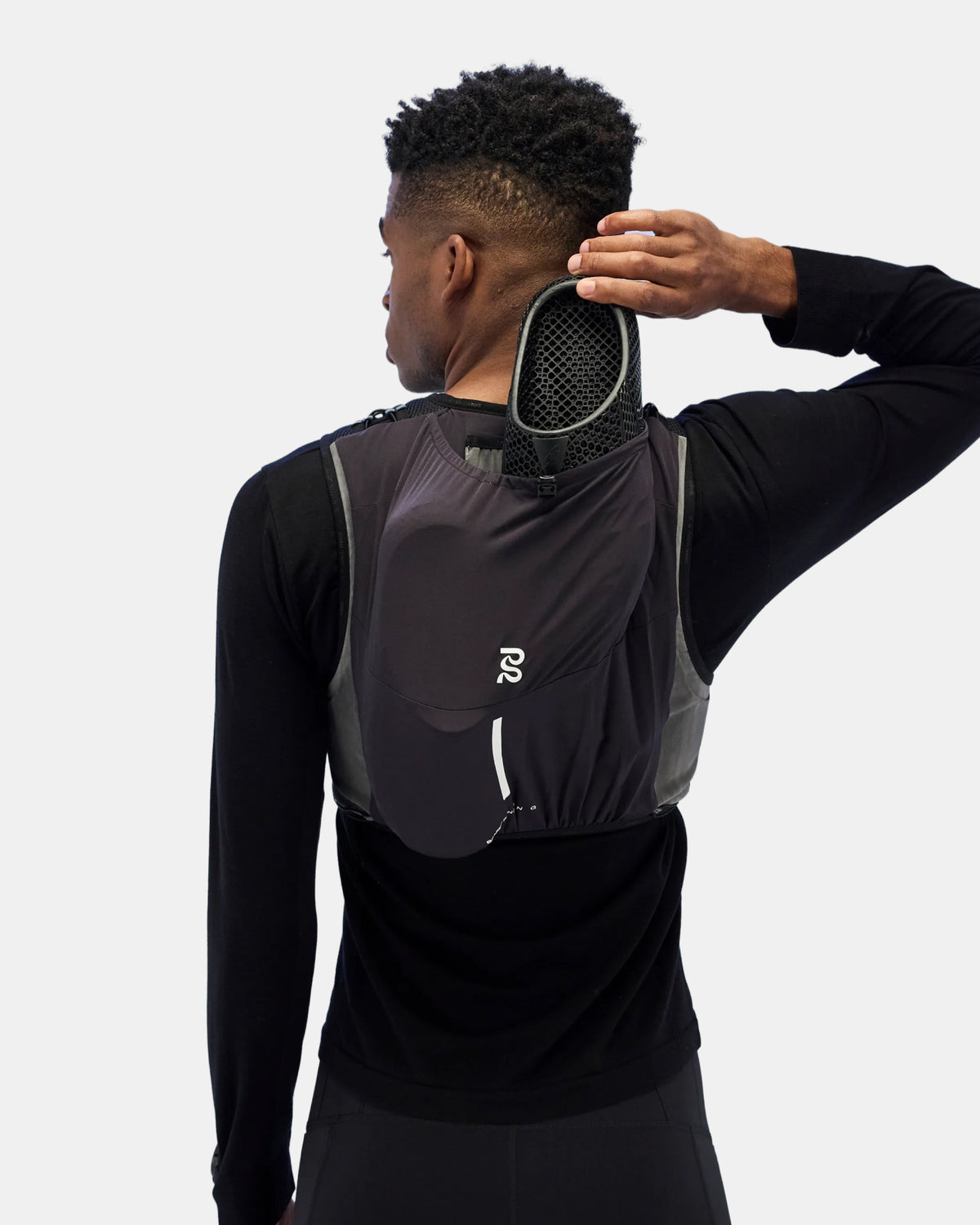 The Run Commute Vest, Unisex - Black