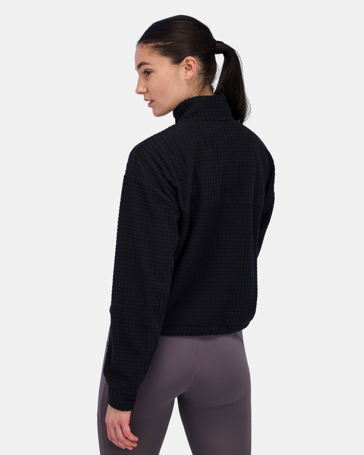 Women's MacroSoft™ Quarter Zip - Black