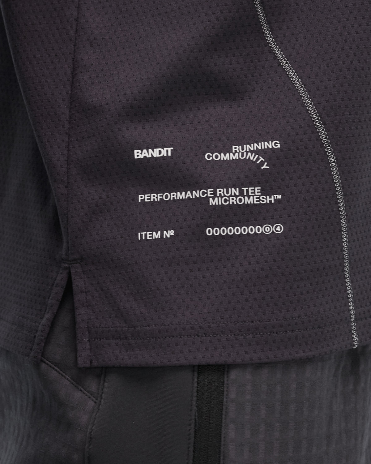 Men's Micromesh™ Reflecto Stitch™ Run Tee - Shadow