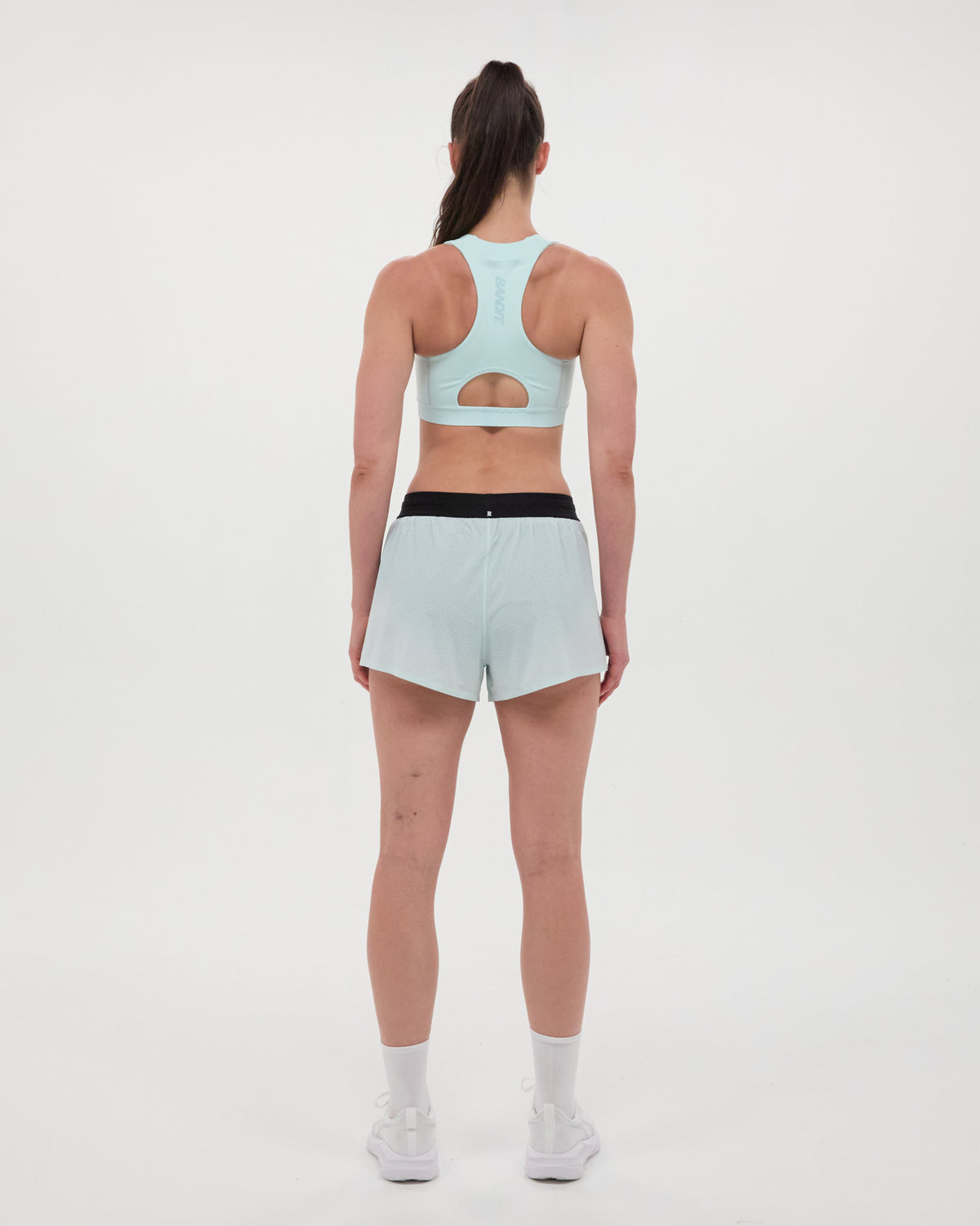 Stamina™ Scoop Neck Run Bra - Minty Blue