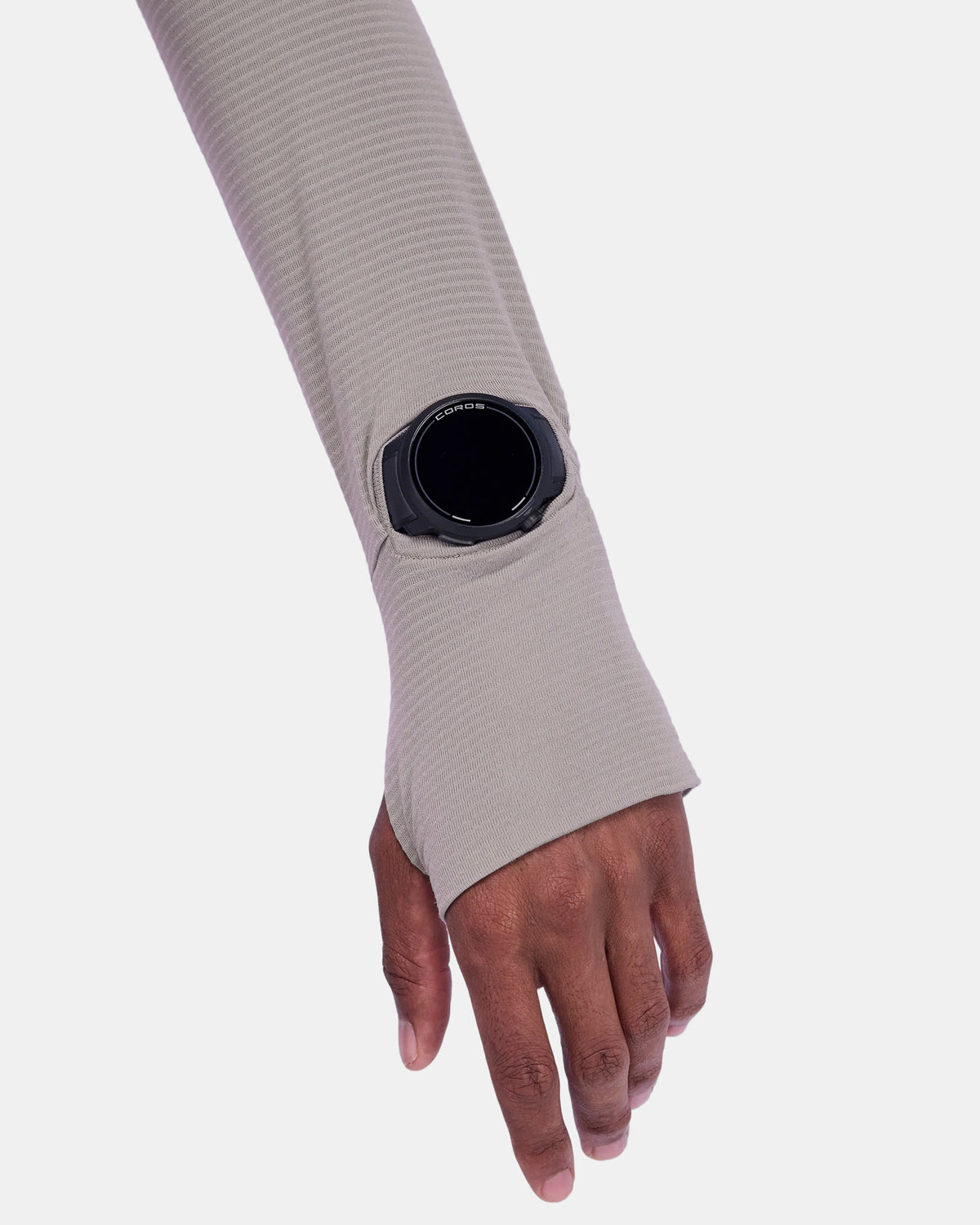 Men's AuraGrid™ Mockneck Long Sleeve - Zinc