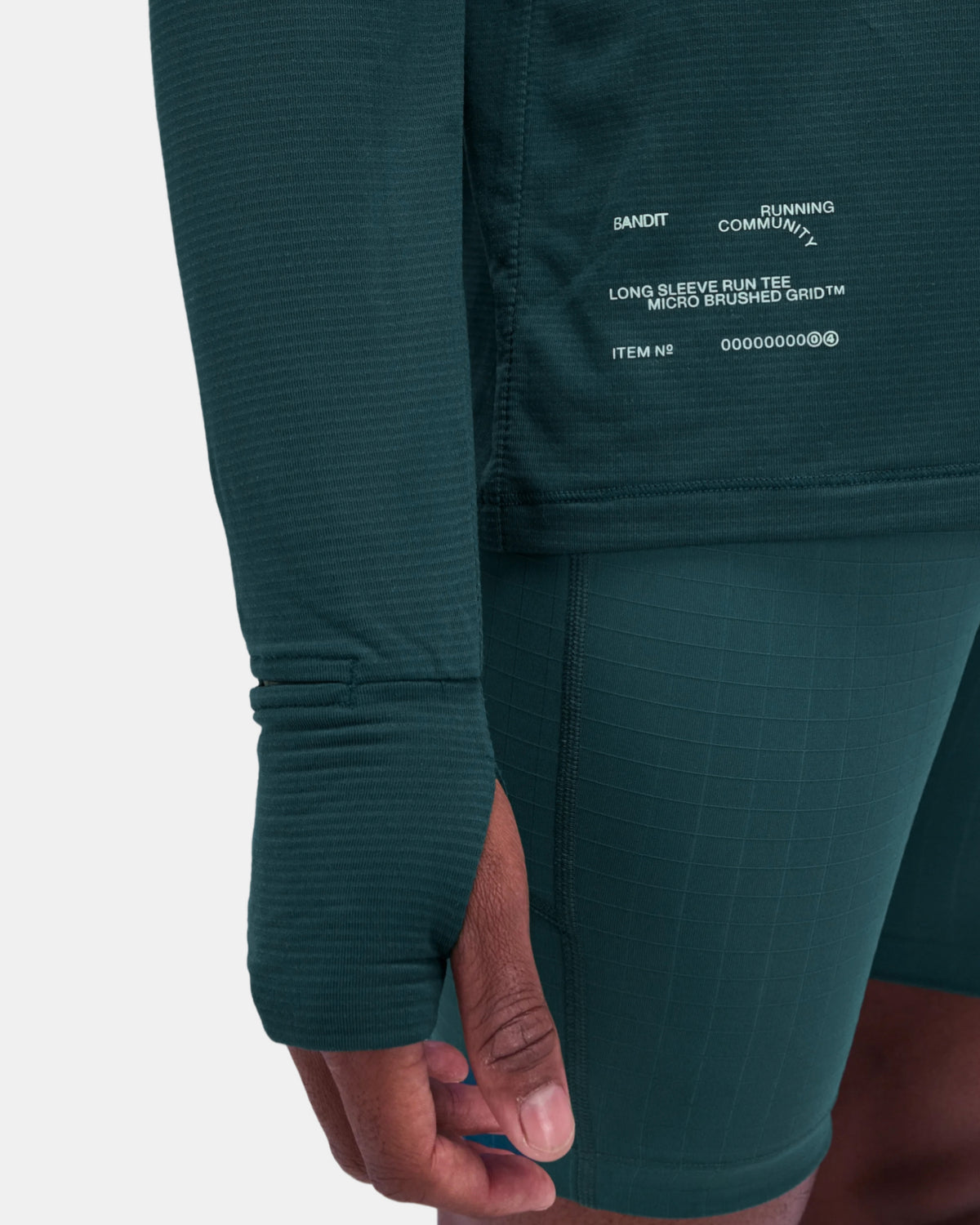 Men's AuraGrid™ Mockneck Long Sleeve - Storm