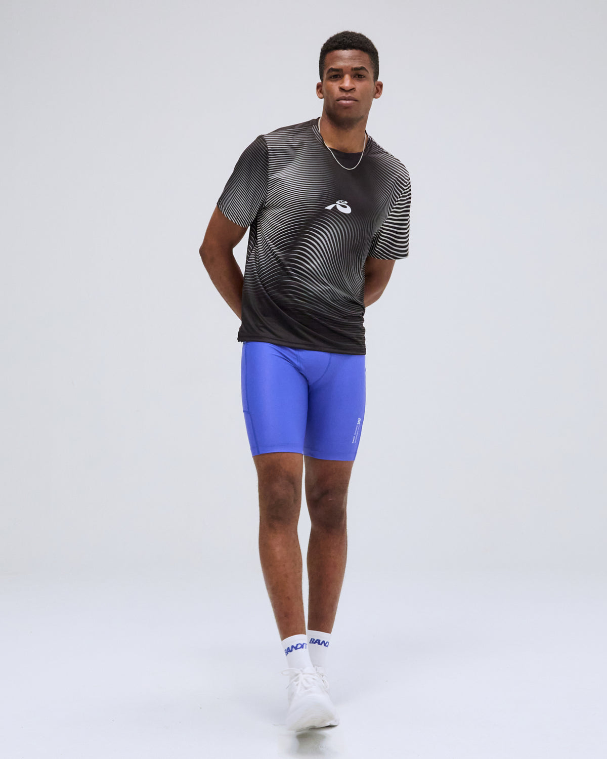 Drift™ Mirage Performance Tee - Black with Chalk Print