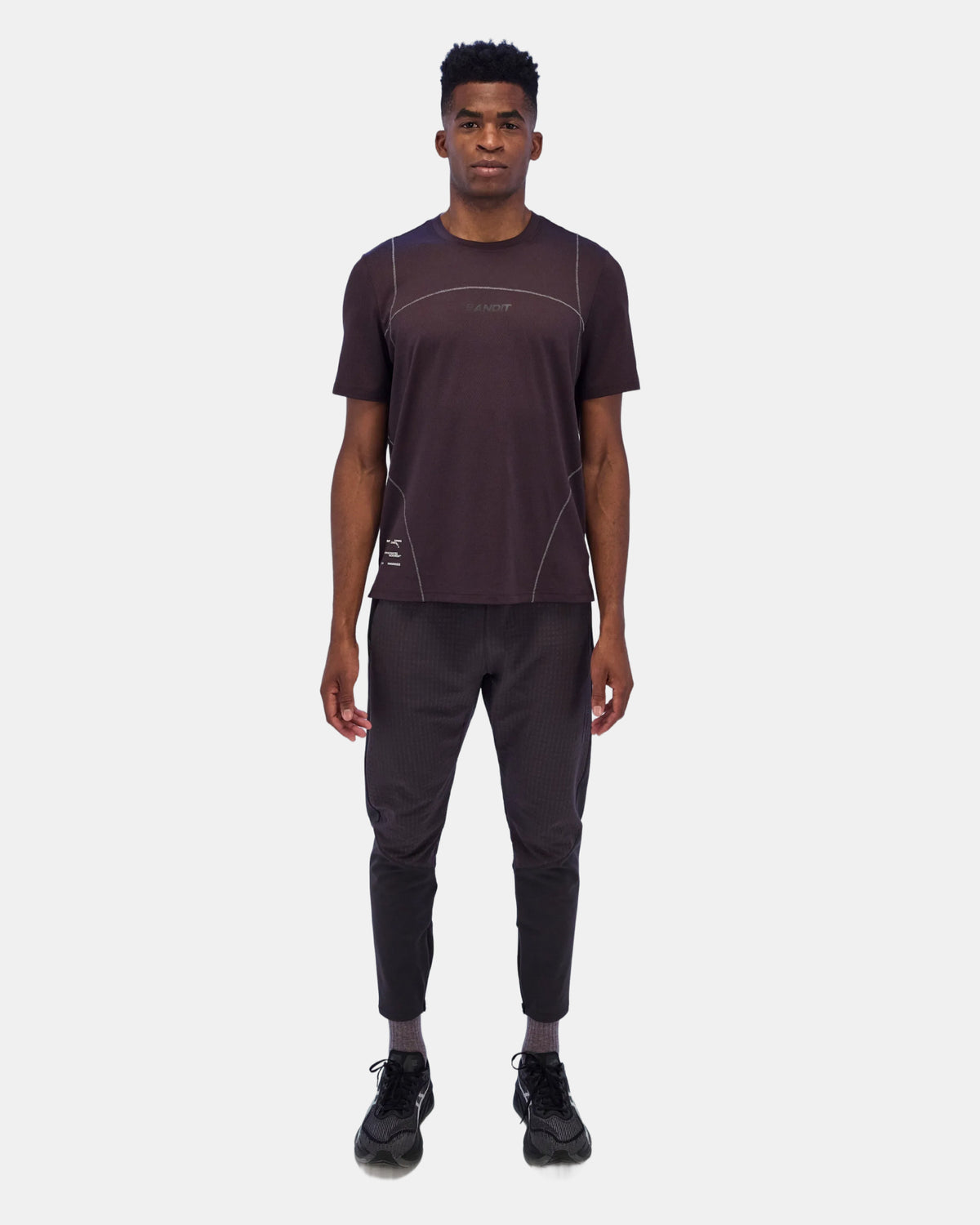 Men's Micromesh™ Reflecto Stitch™ Run Tee - Shadow