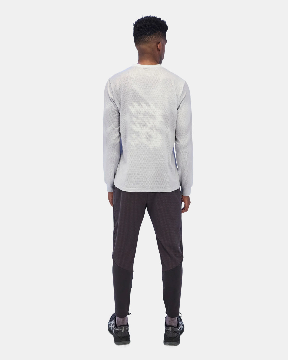Men's Micromesh™ Long Sleeve Tee - Ash Gradient