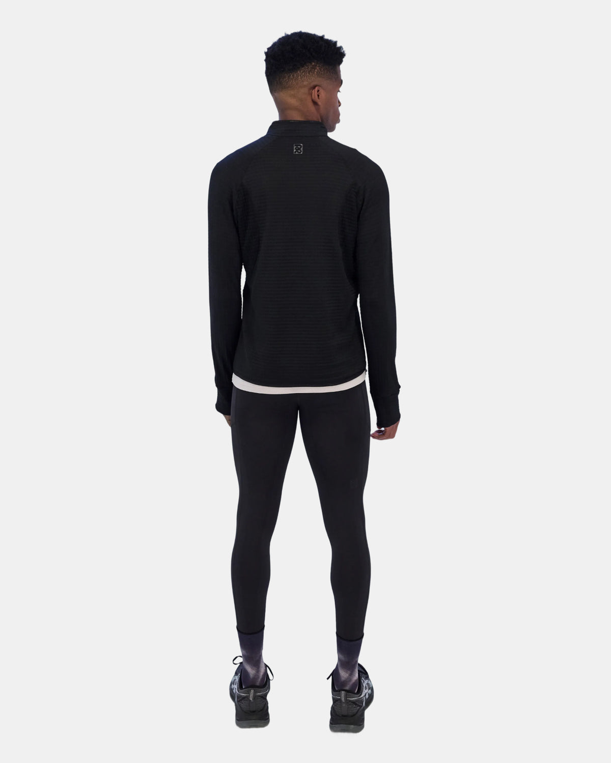 Men's CaldoGrid™ Quarter Zip - Black
