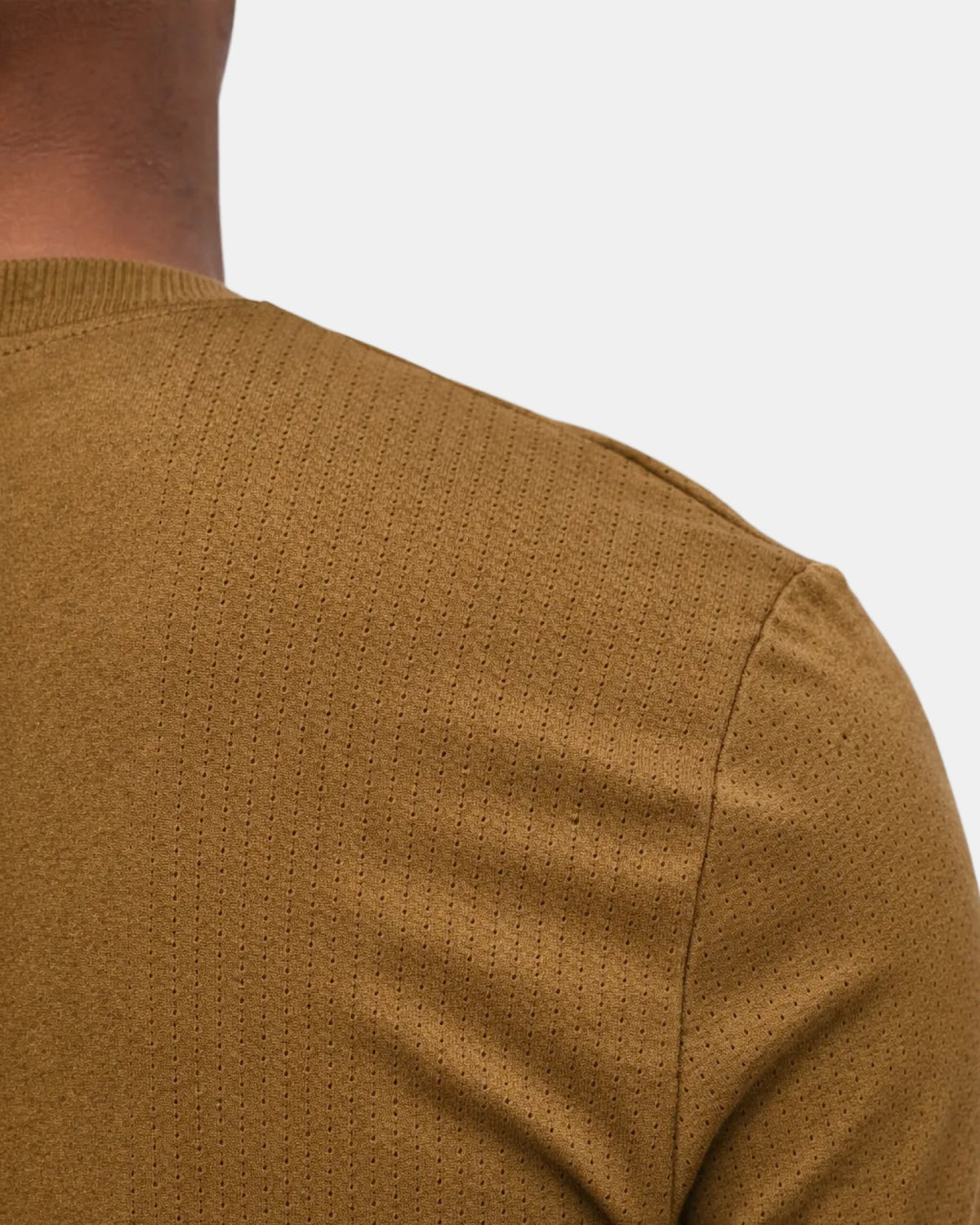 Men's Wool Blend Seamless Long Sleeve - Antique Brass