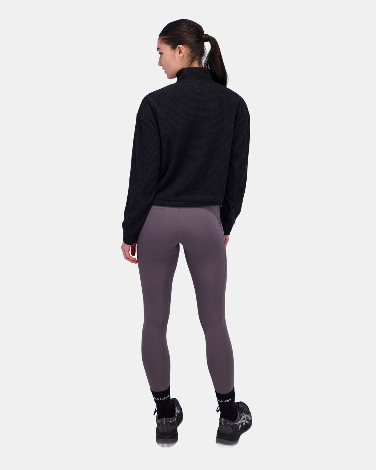 Women's MacroSoft™ Quarter Zip - Black