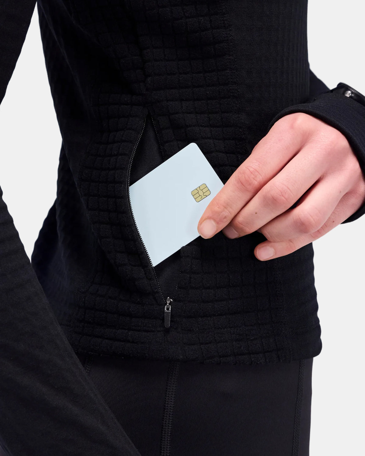 Women's CaldoGrid™ Quarter Zip - Black