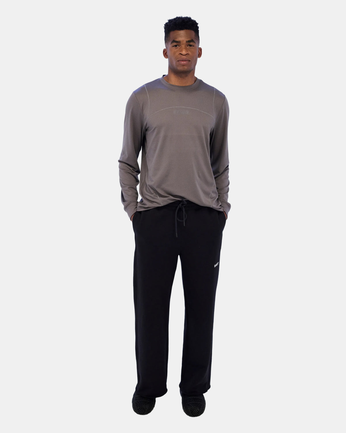 Wideleg Chiller Sweatpant - Black