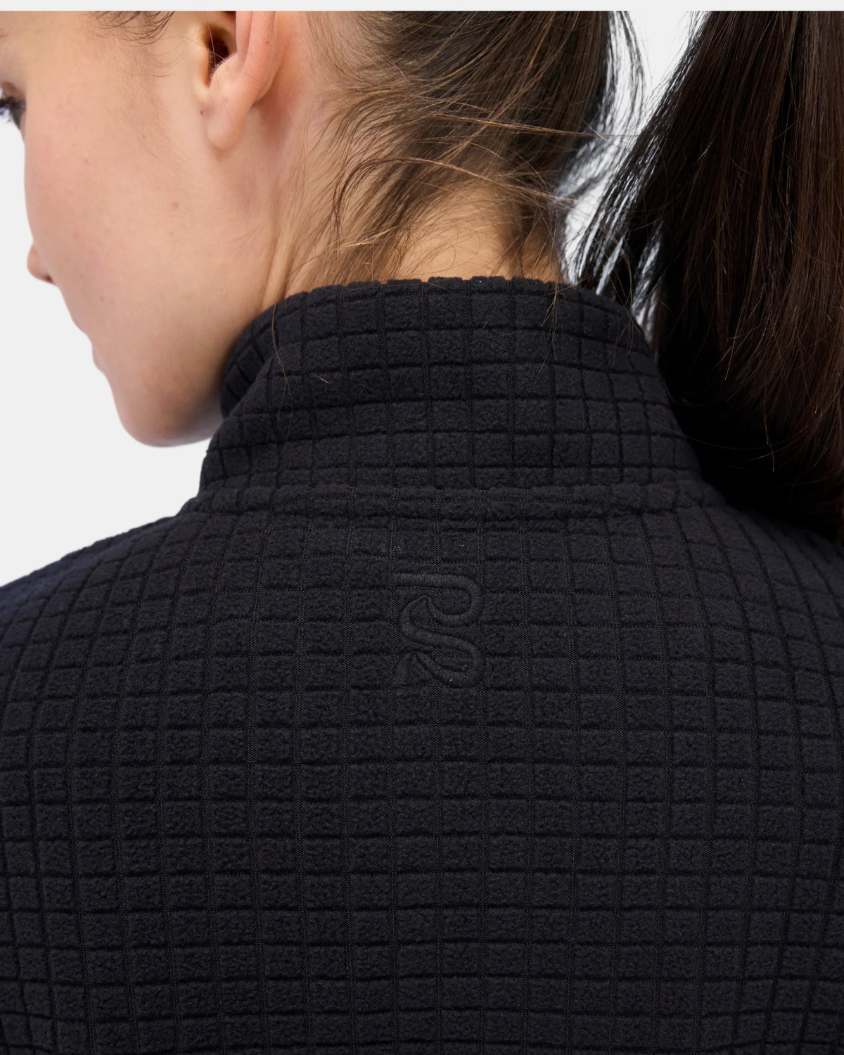 Women's MacroSoft™ Quarter Zip - Black