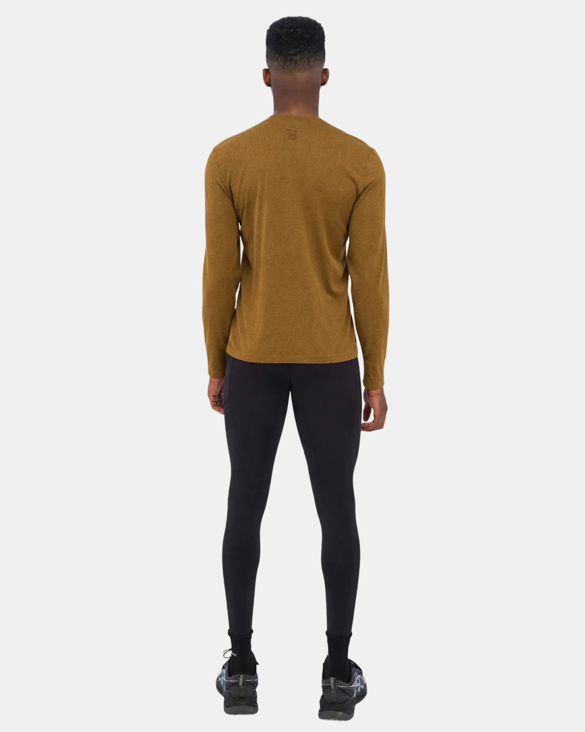 Men's Wool Blend Seamless Long Sleeve - Antique Brass