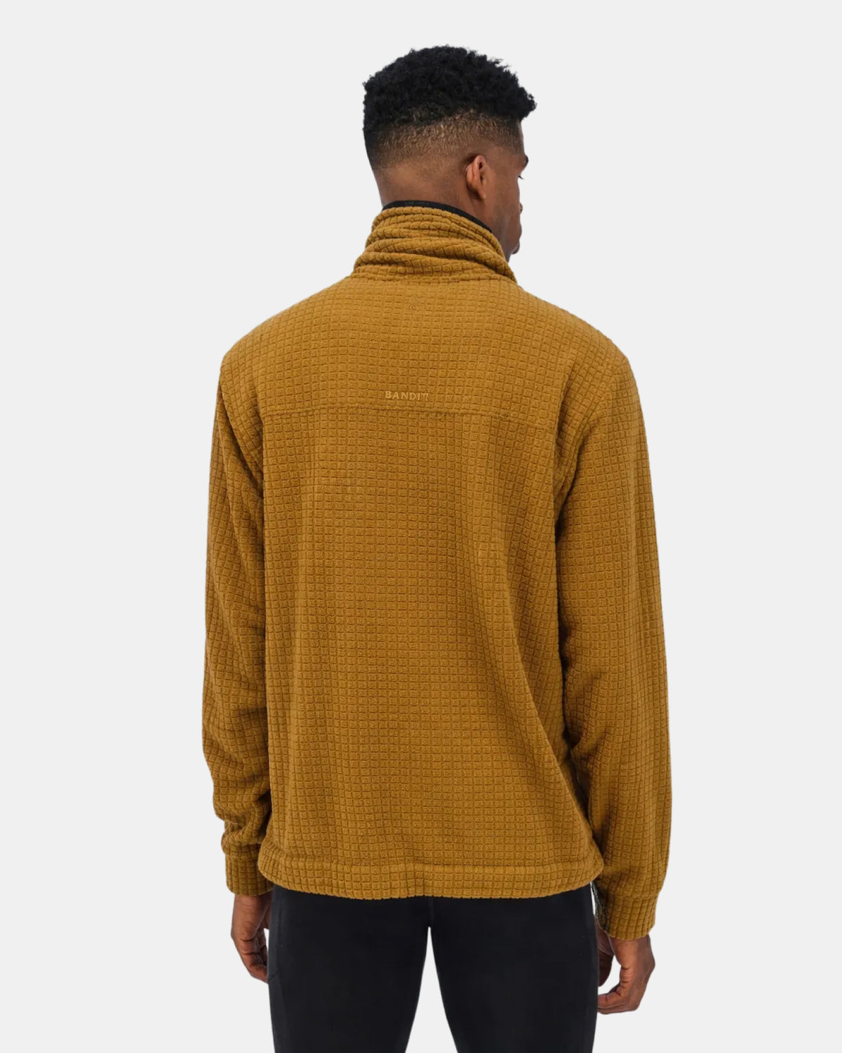 Men's MacroSoft Grid™ Funnelneck - Antique Brass