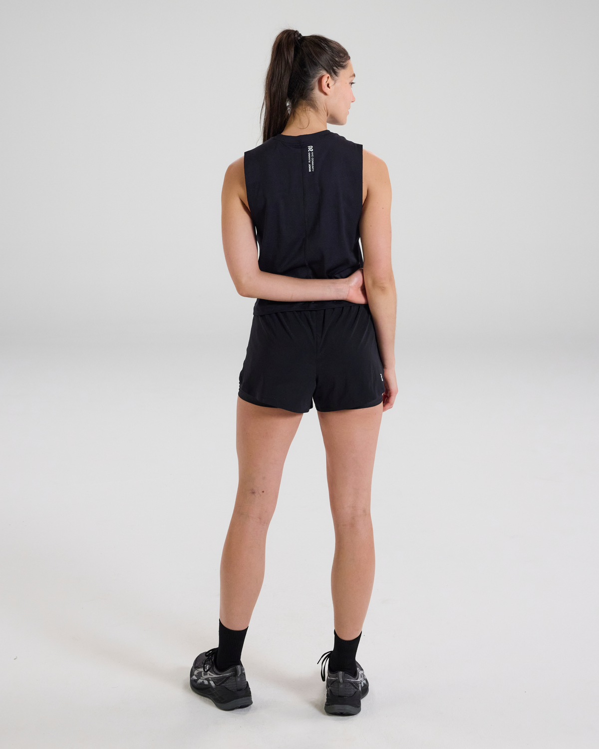 Women's Micromesh™ Run Tank - Black