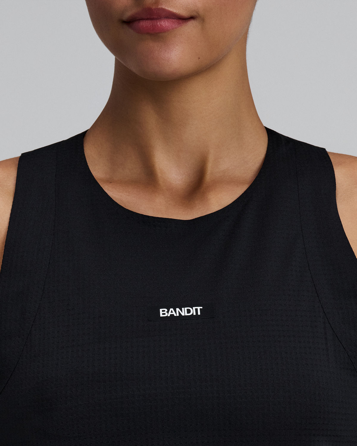 Women's GeoMesh™ Race Singlet - Black