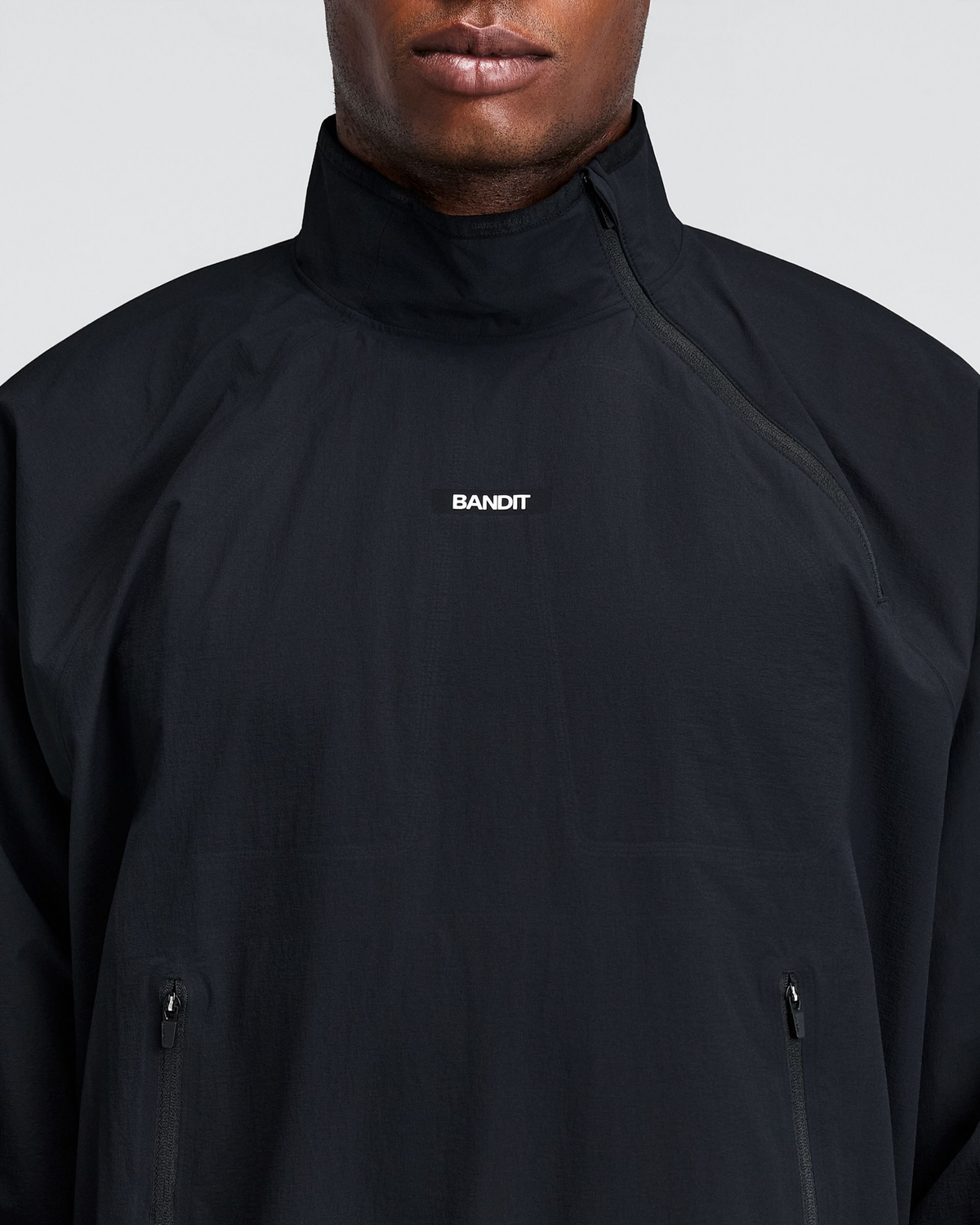 Men's Hitaishō™ Asymmetric Zip Pullover - Black