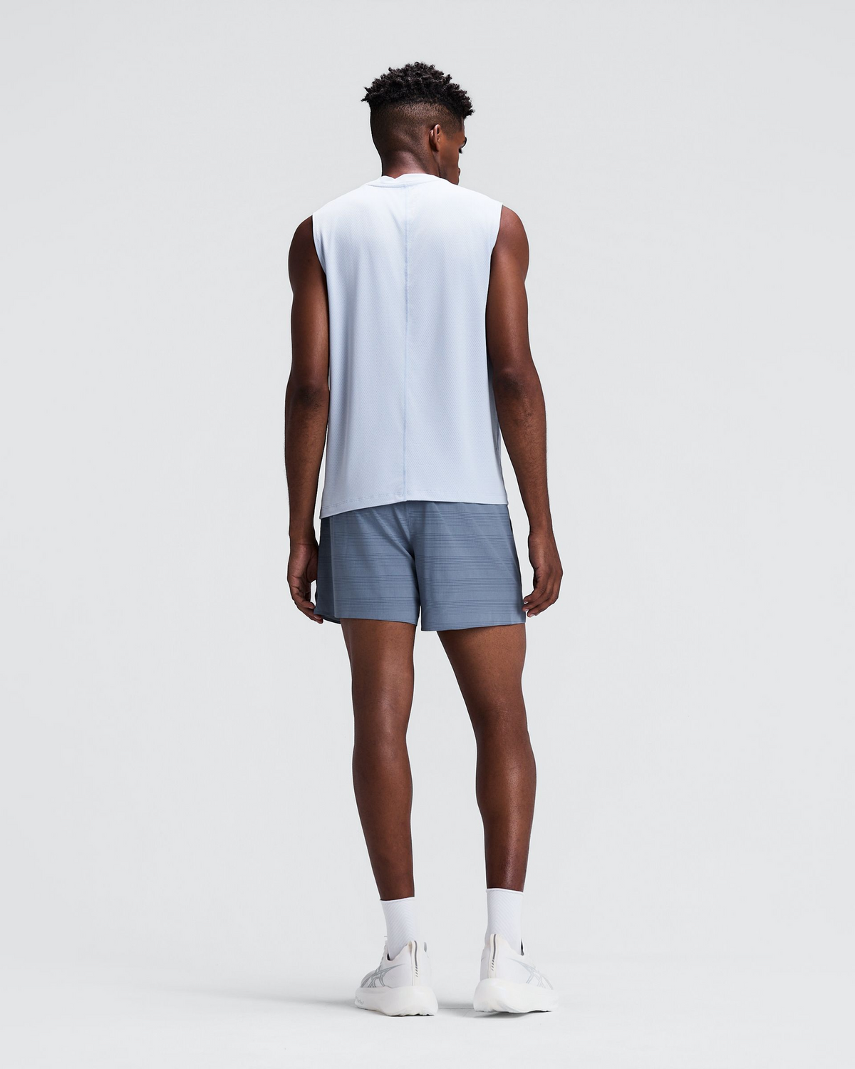 Men's CoolGrid™ 5" Run Shorts - Steel Horizon
