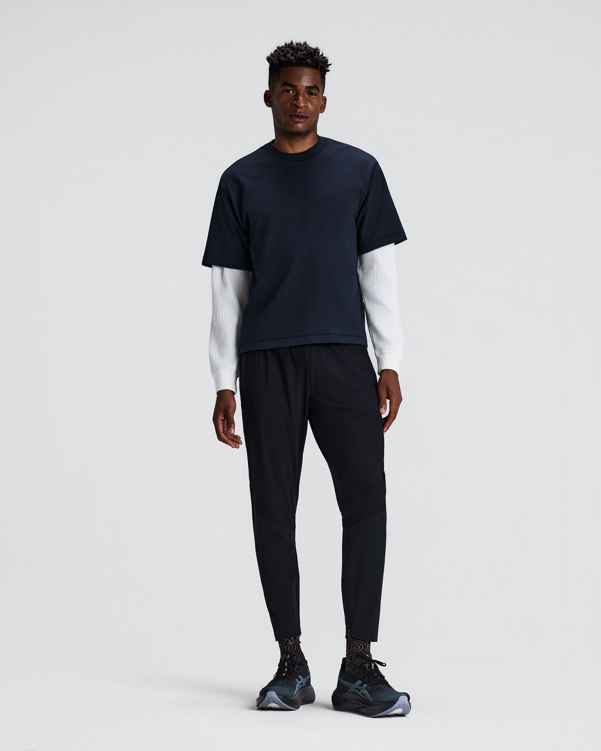 Unisex Heavyweight Cotton Box Tee - NY Navy