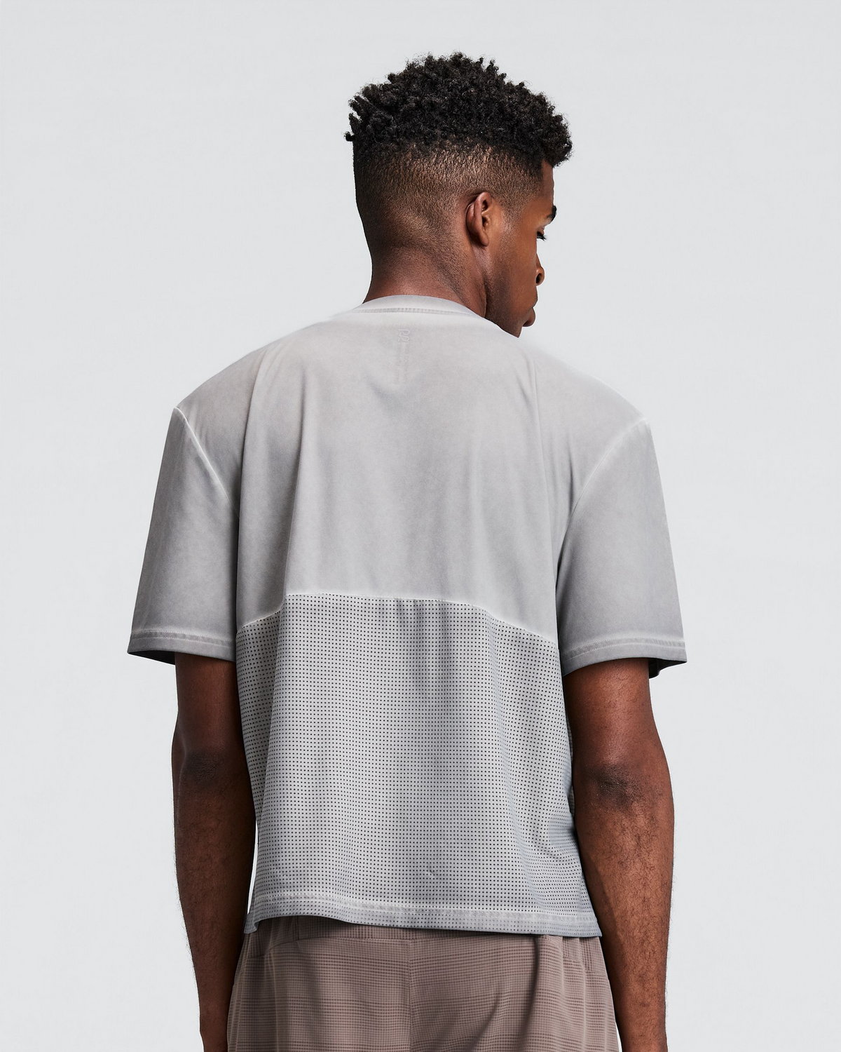 Men's FrioSoft™ Perforated Box Tee - Concrete Taupe