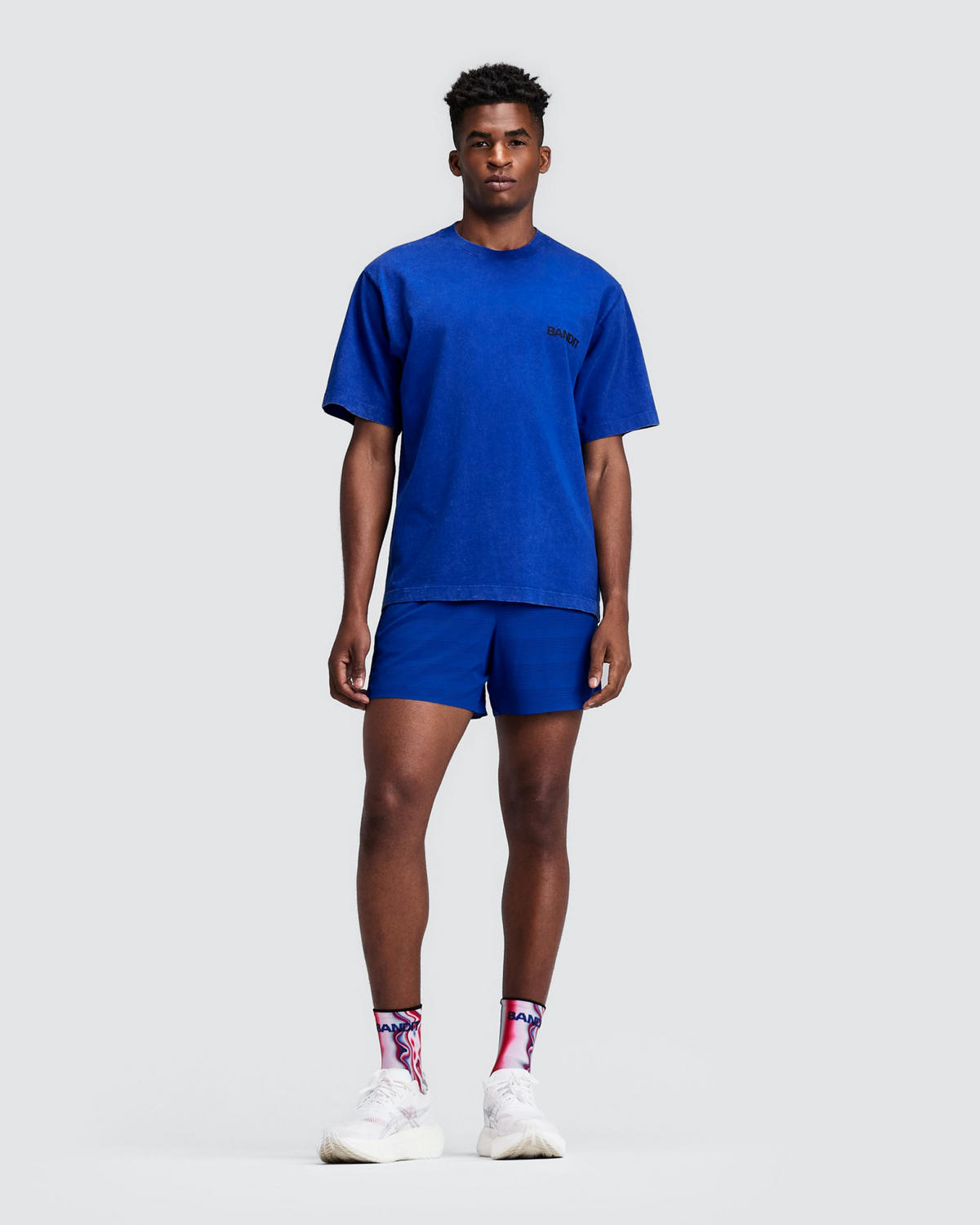 Men's CoolGrid™ 5" Run Shorts - Bauhaus Blue