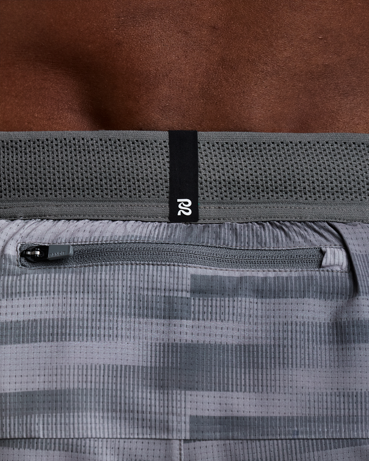 Men's CoolGrid™ 3" Split Short - Uneven Gradient - Plaster / Slate