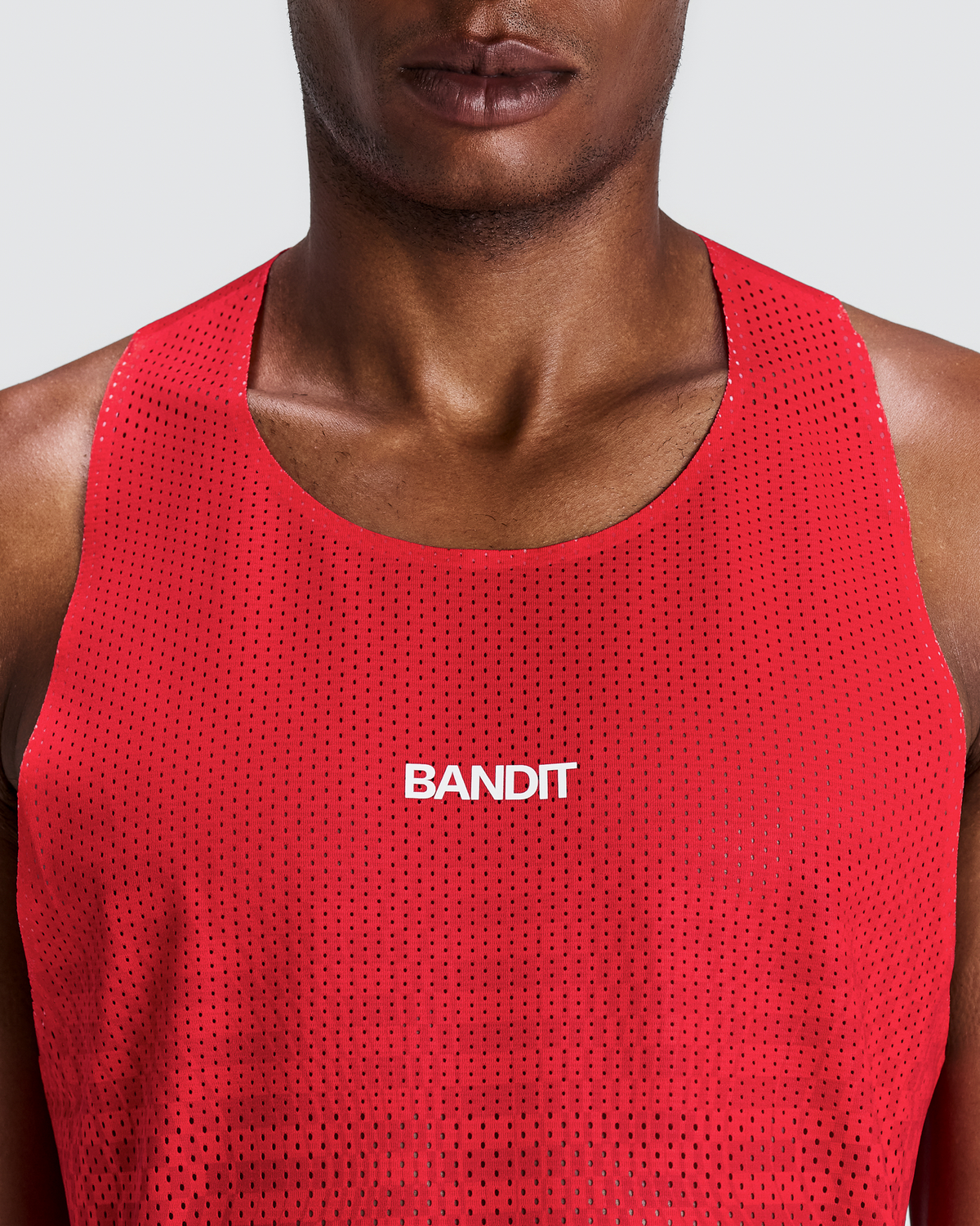 Men's Shredder™ Shorty Race Singlet - Oxide Red
