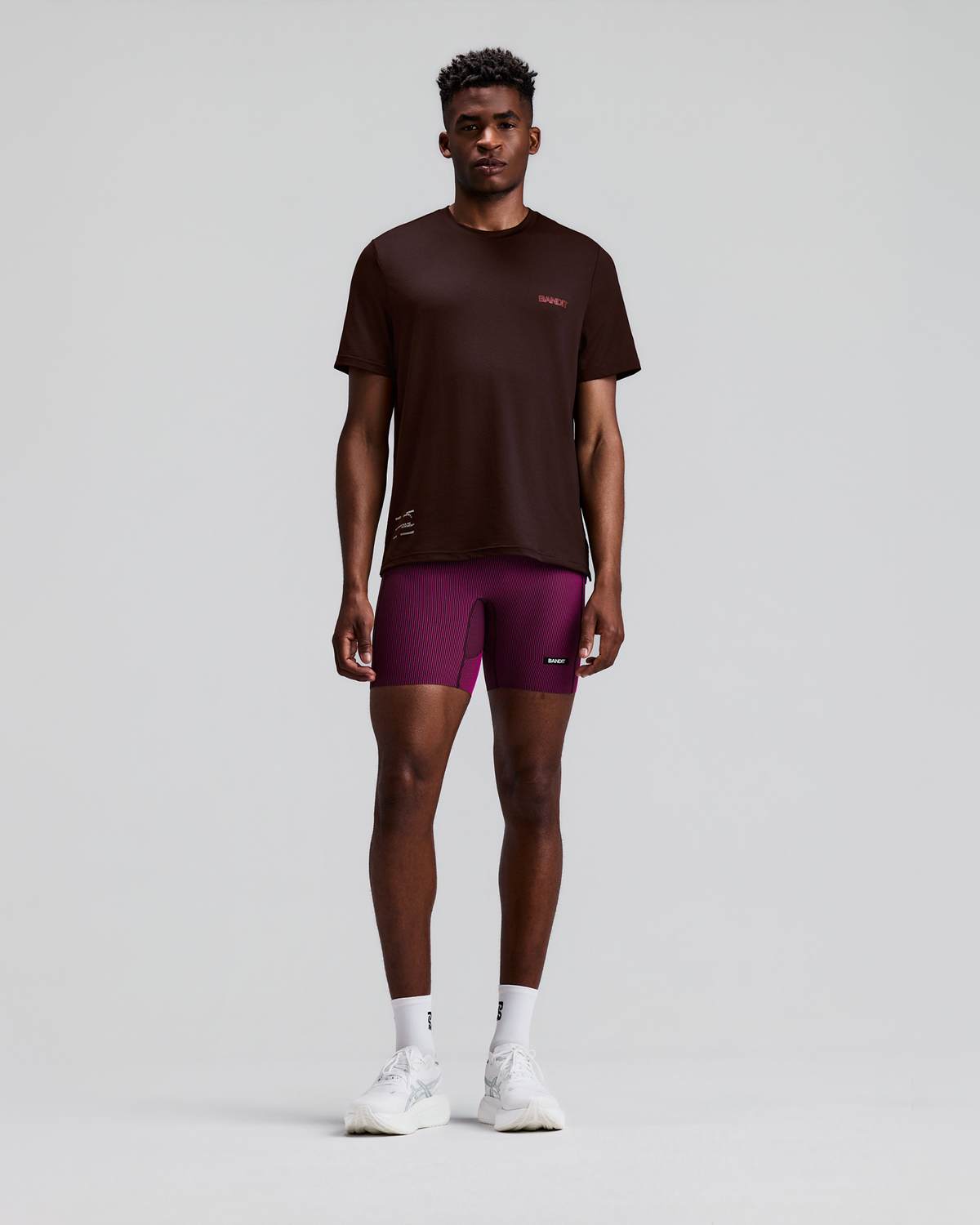 Men's Micromesh™ Short Sleeve Run Tee - Espresso