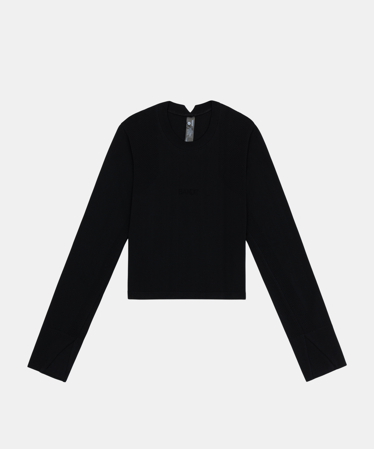 Women's Mercury Seamless™ Long Sleeve Crop - Black