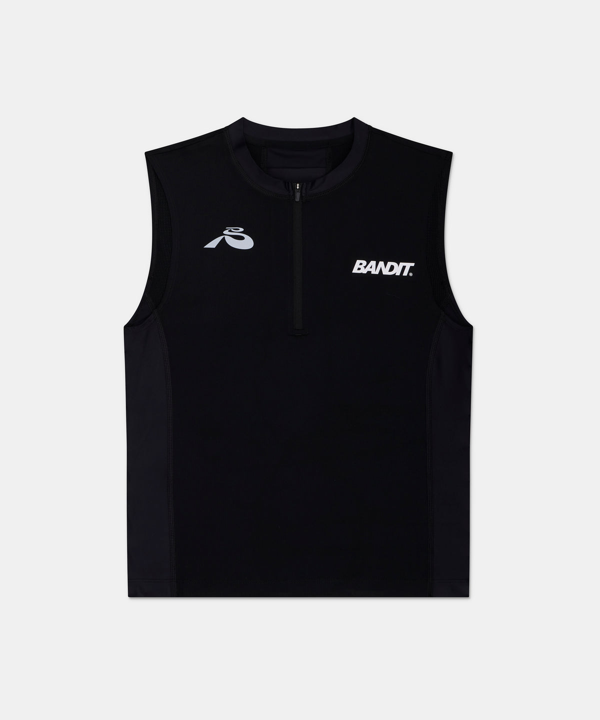 Ares™ Distance Sleeveless Quarter Zip - Black