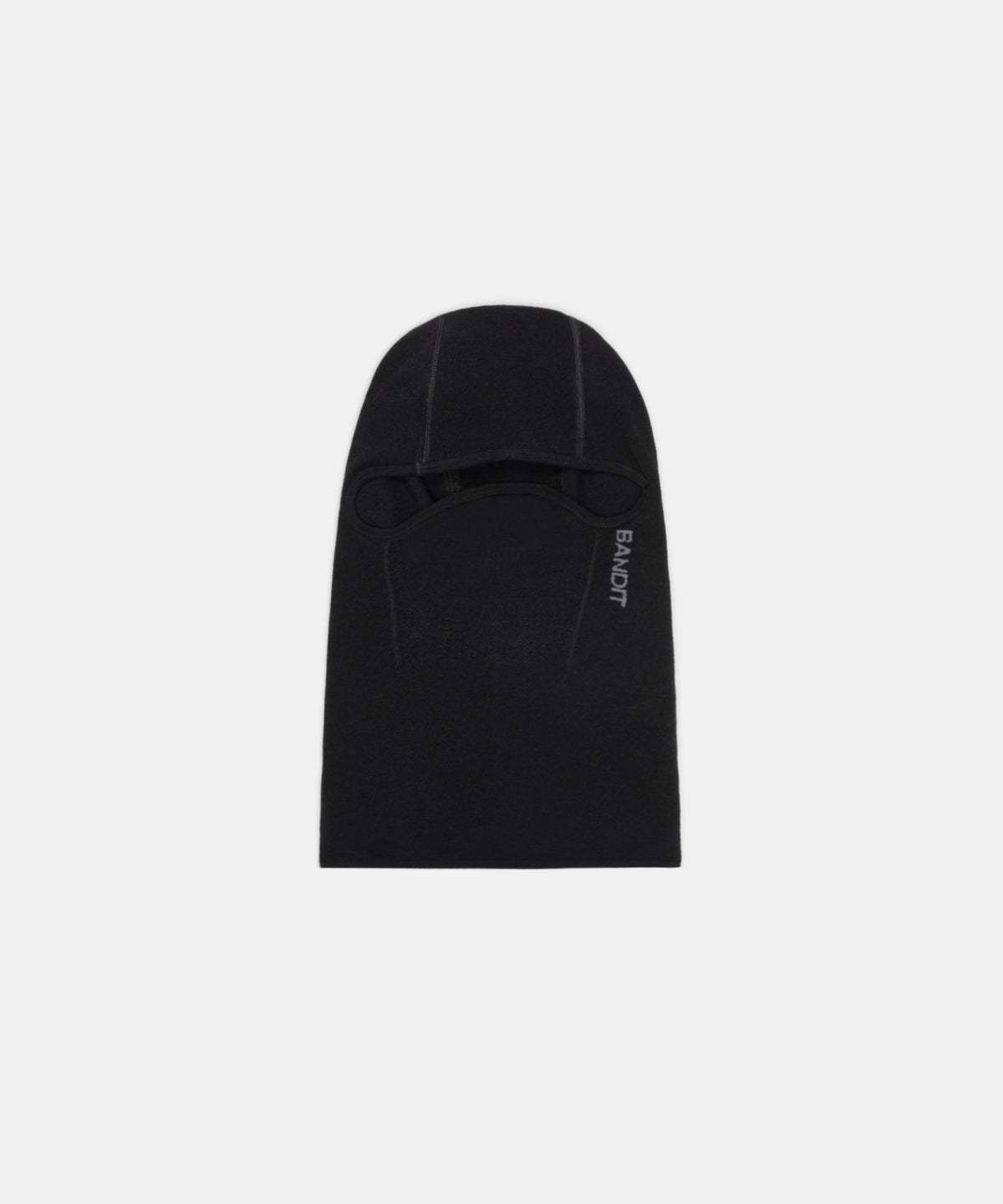 Seamless Merino Balaclava - Black