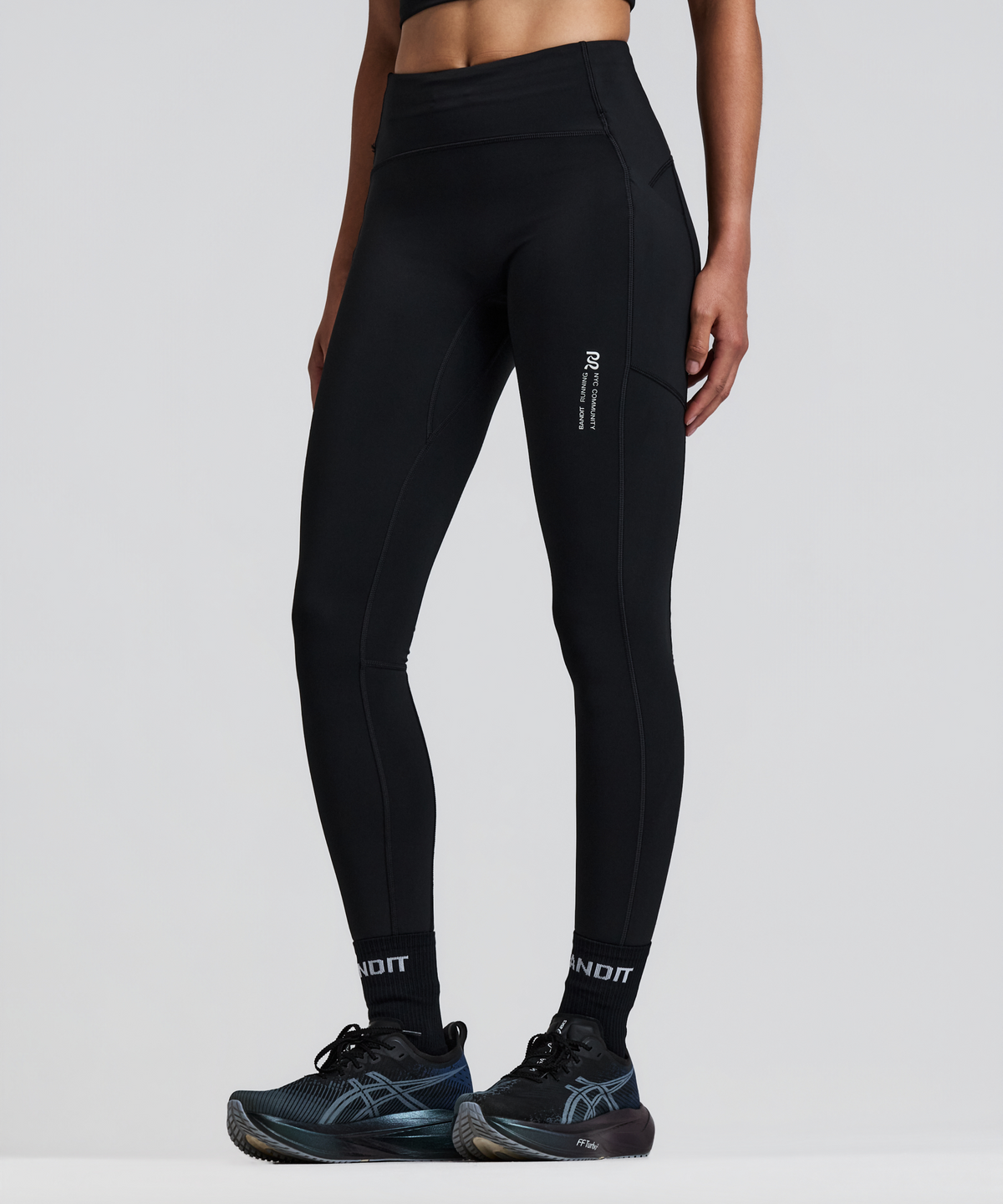 Women's Stamina™ Flatlock High Waist Leggings - Black