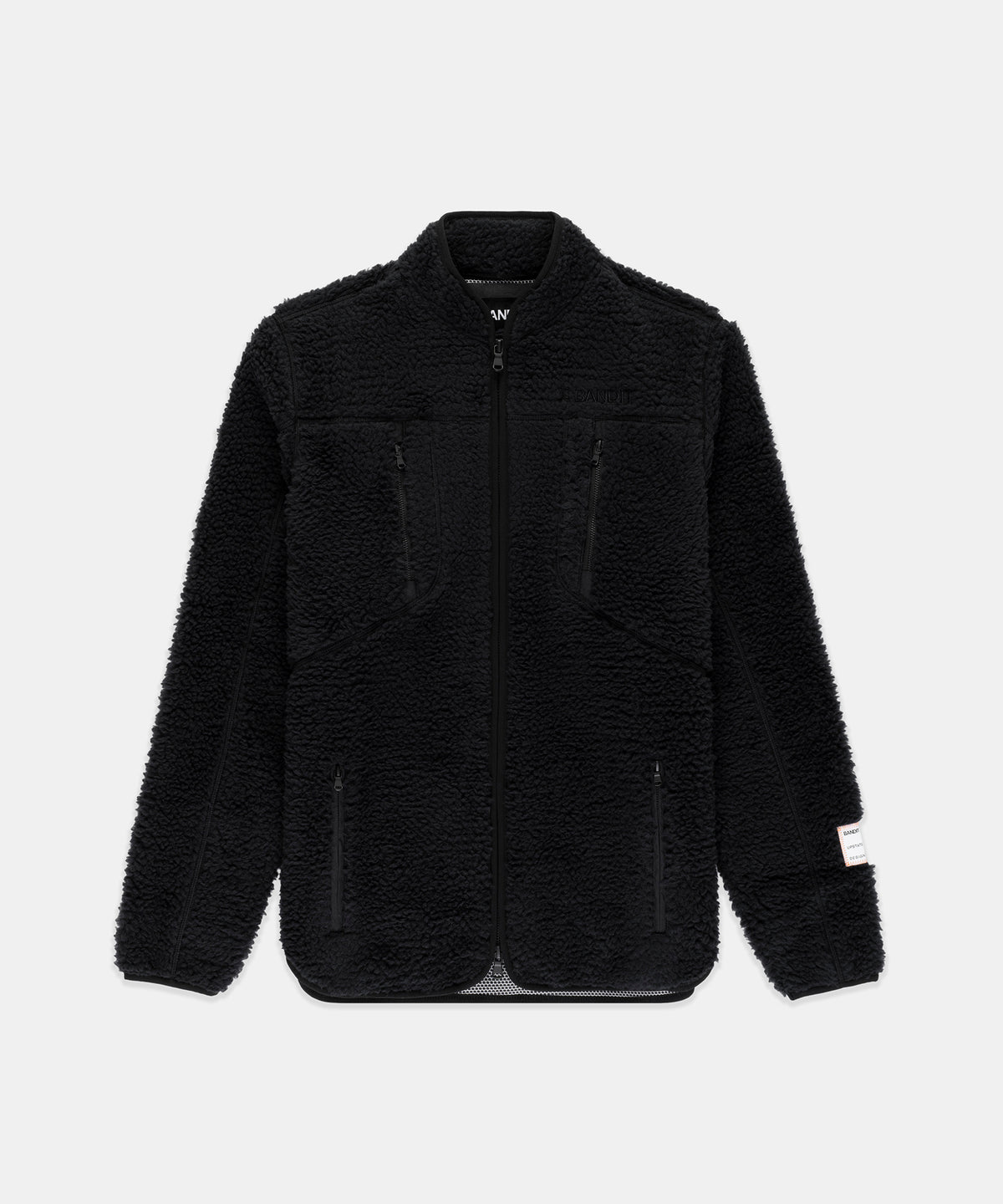 Iceland Fleece Jacket, Unisex - Black