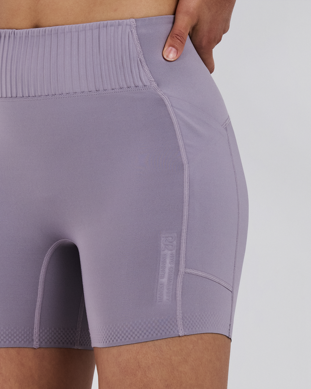 Women's Stamina-V™ High Waist 5" Compression Short - Violet Fog