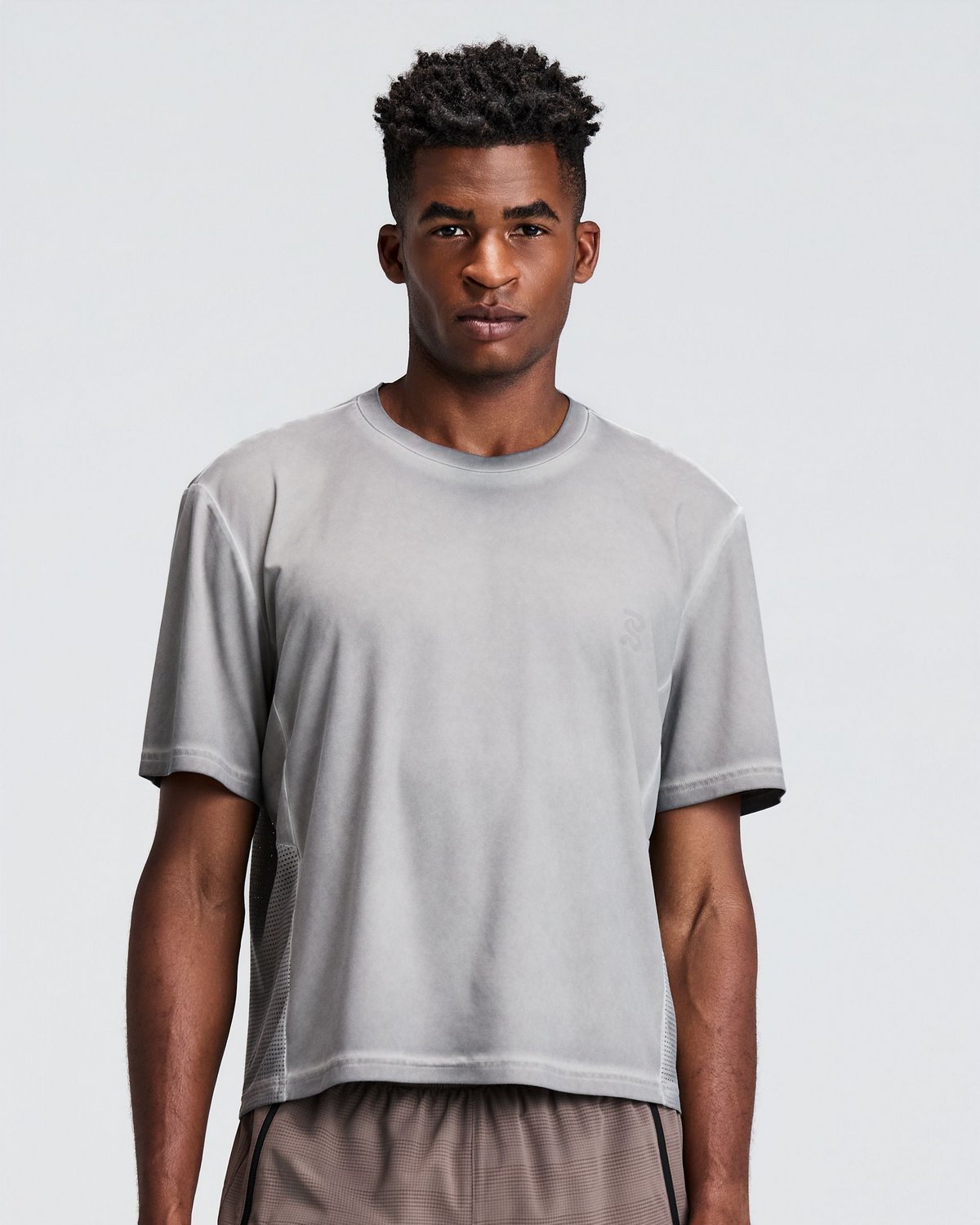 Men's FrioSoft™ Perforated Box Tee - Concrete Taupe