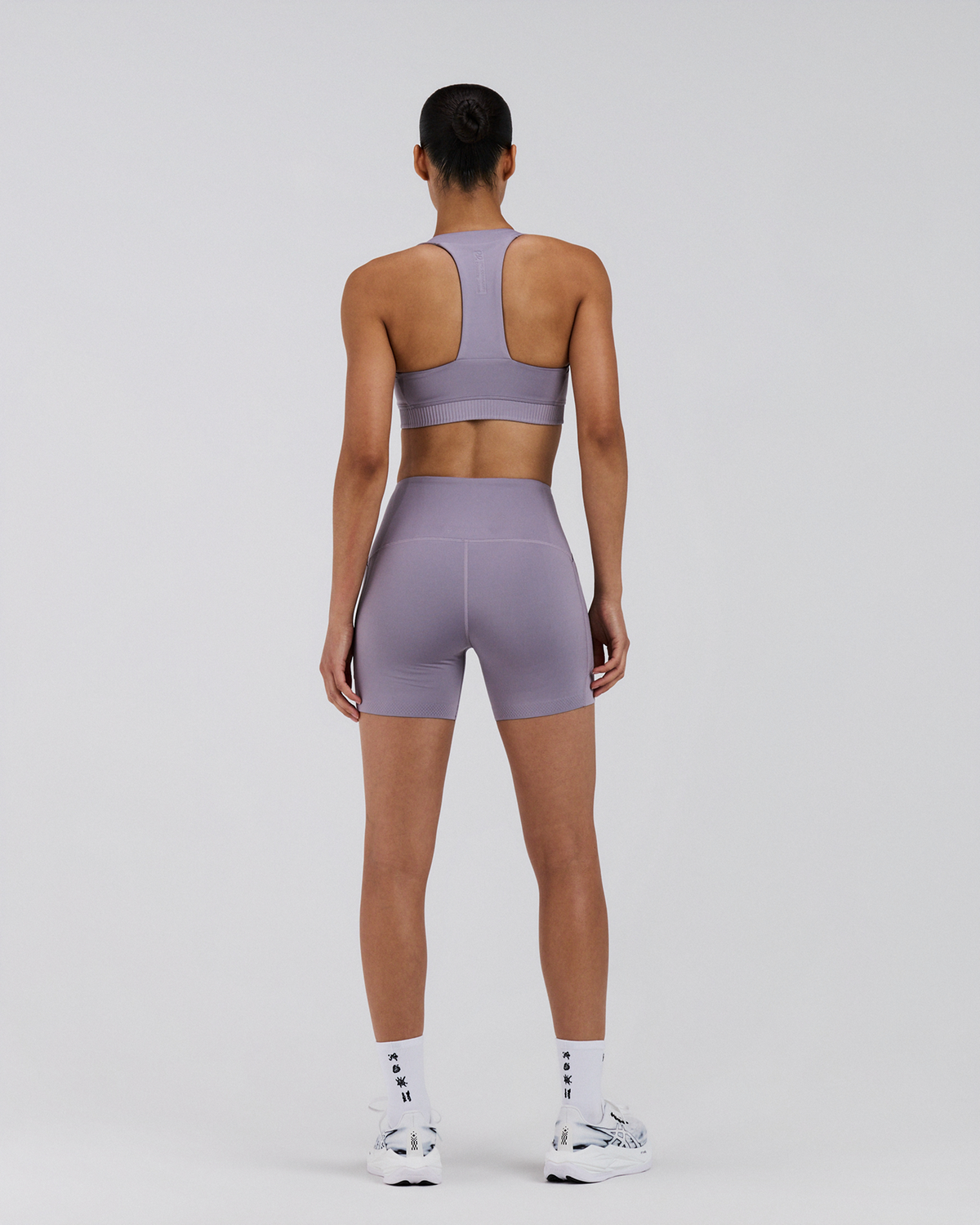 Women's Stamina-V™ High Waist 5" Compression Short - Violet Fog