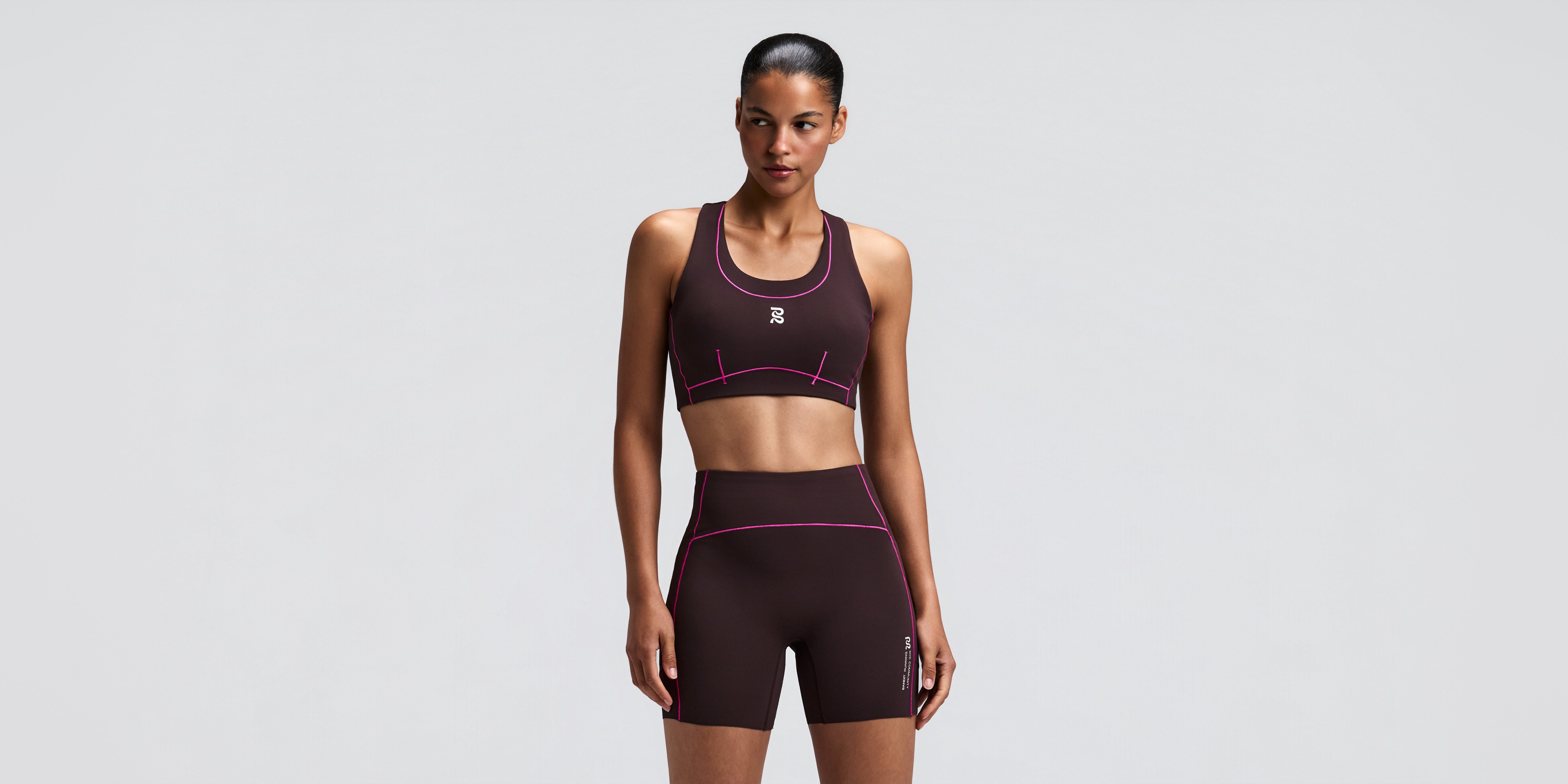 Women's Vanisher™ Pop Stitch™ Arco Run Bra - Espresso