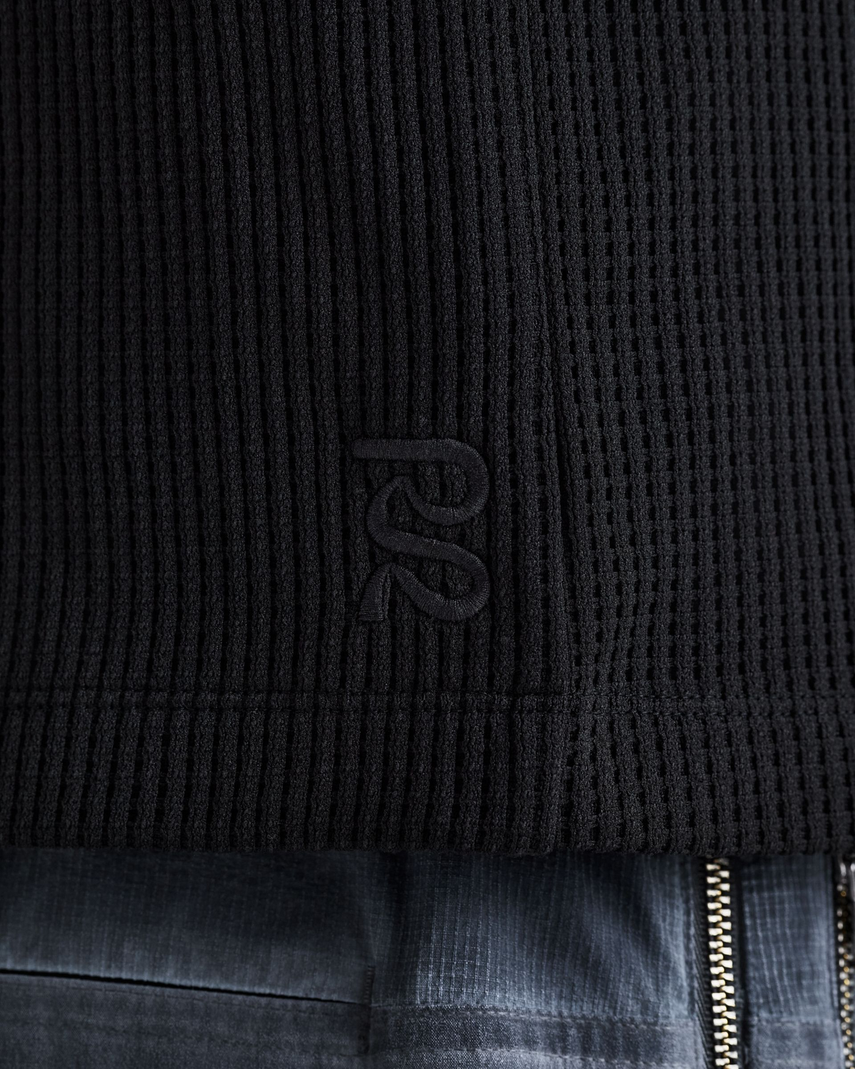 Men's Polartec® Waffle Long Sleeve - Black